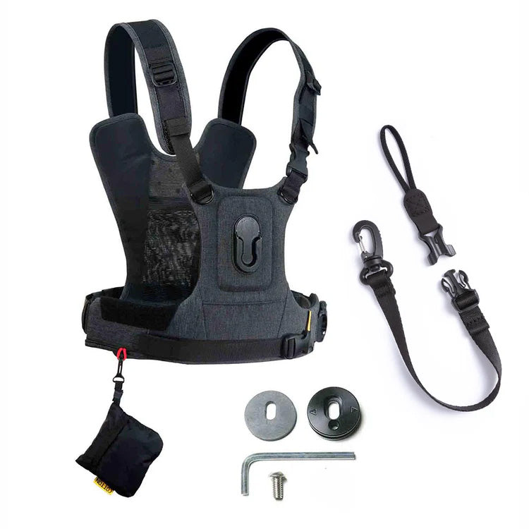 Cotton Carrier G3 Camera Harness - 1 Camera Harness - Grey