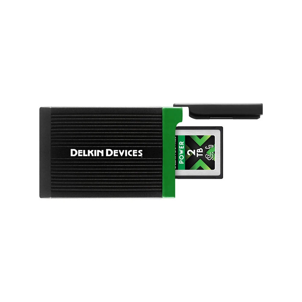 DELKIN USB 4.0/Thunderbolt CFexpress Type B Memory Card Reader w/ Type A adapter