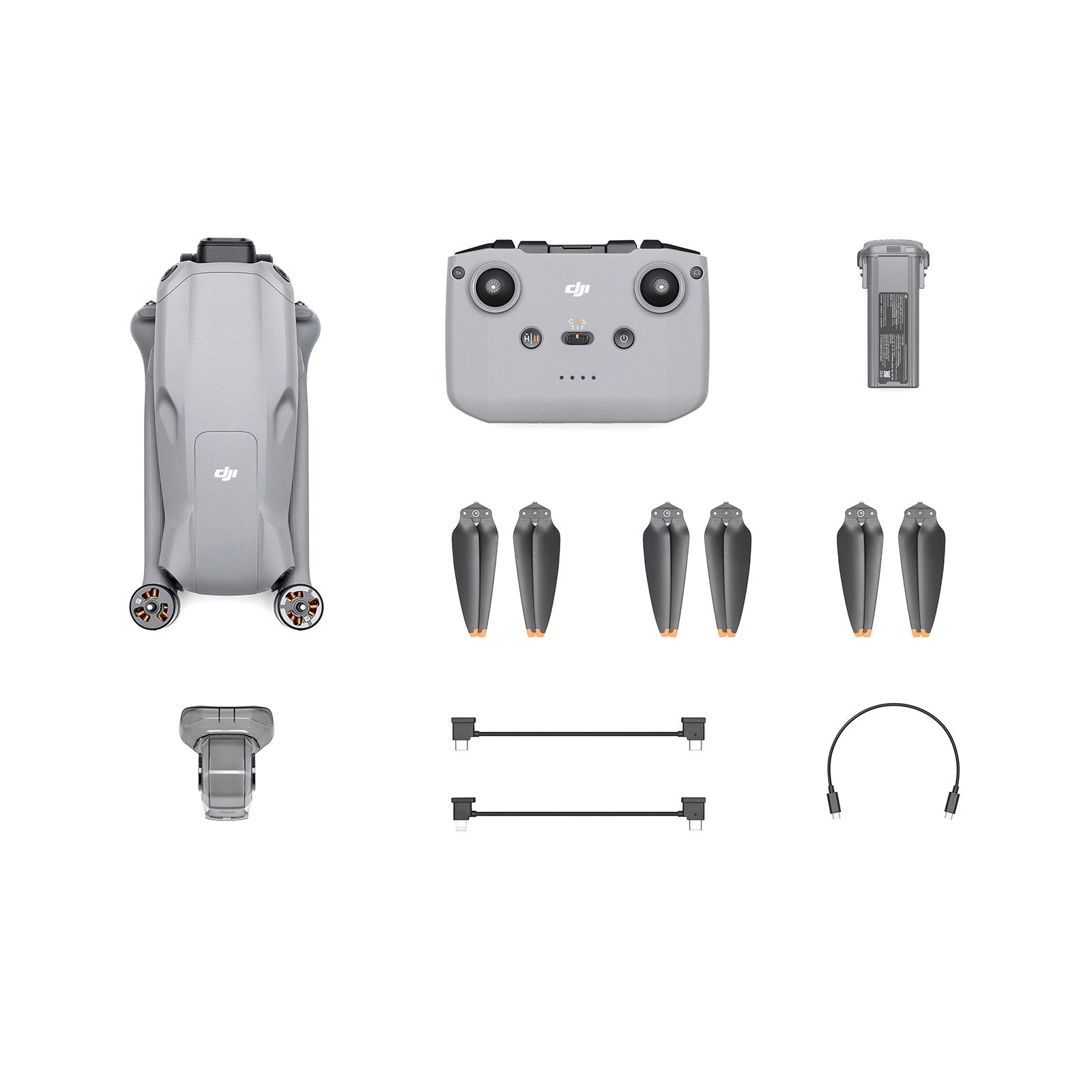 DJI Air 3 with RC-N2 contents