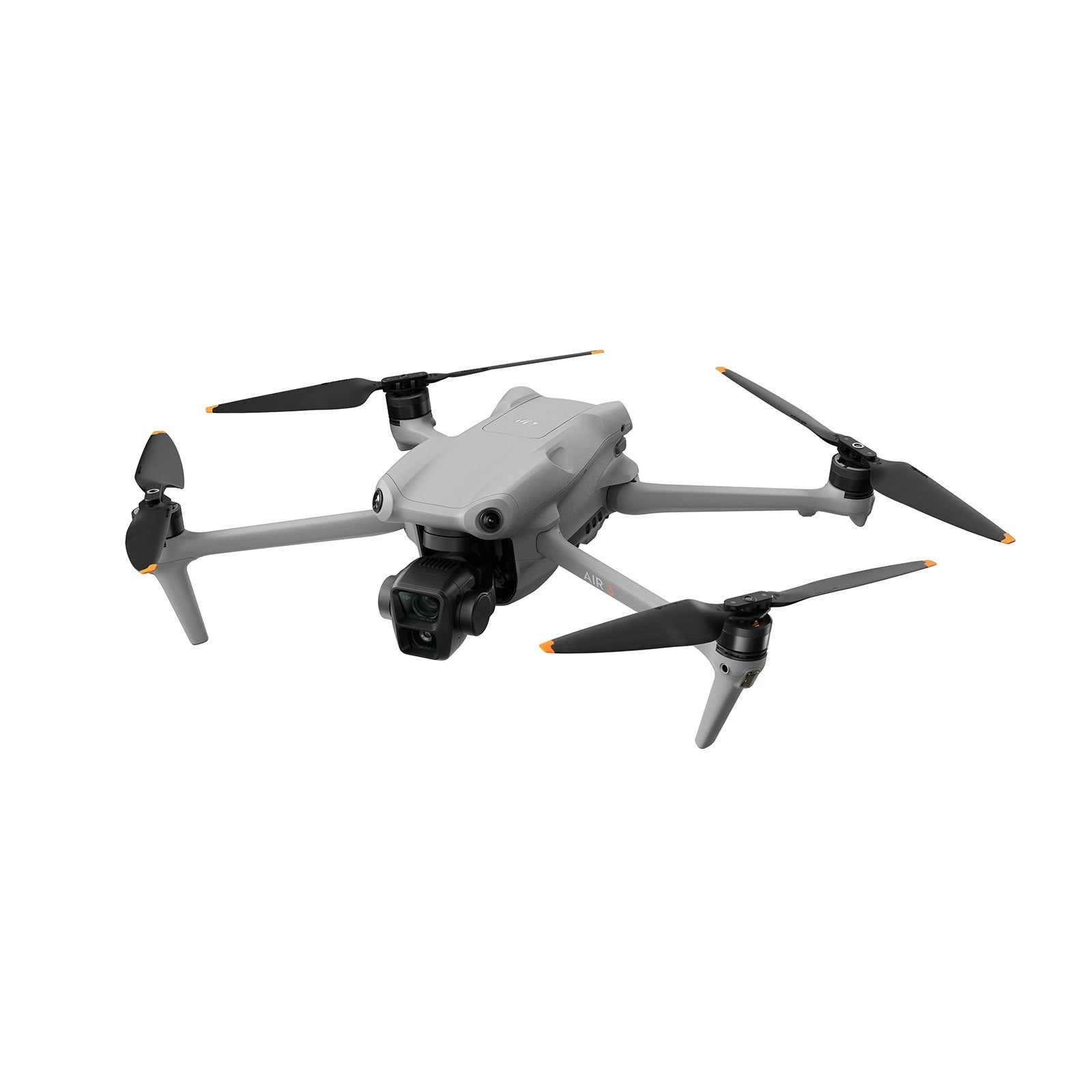 DJI Air 3 with propellers extended side angle