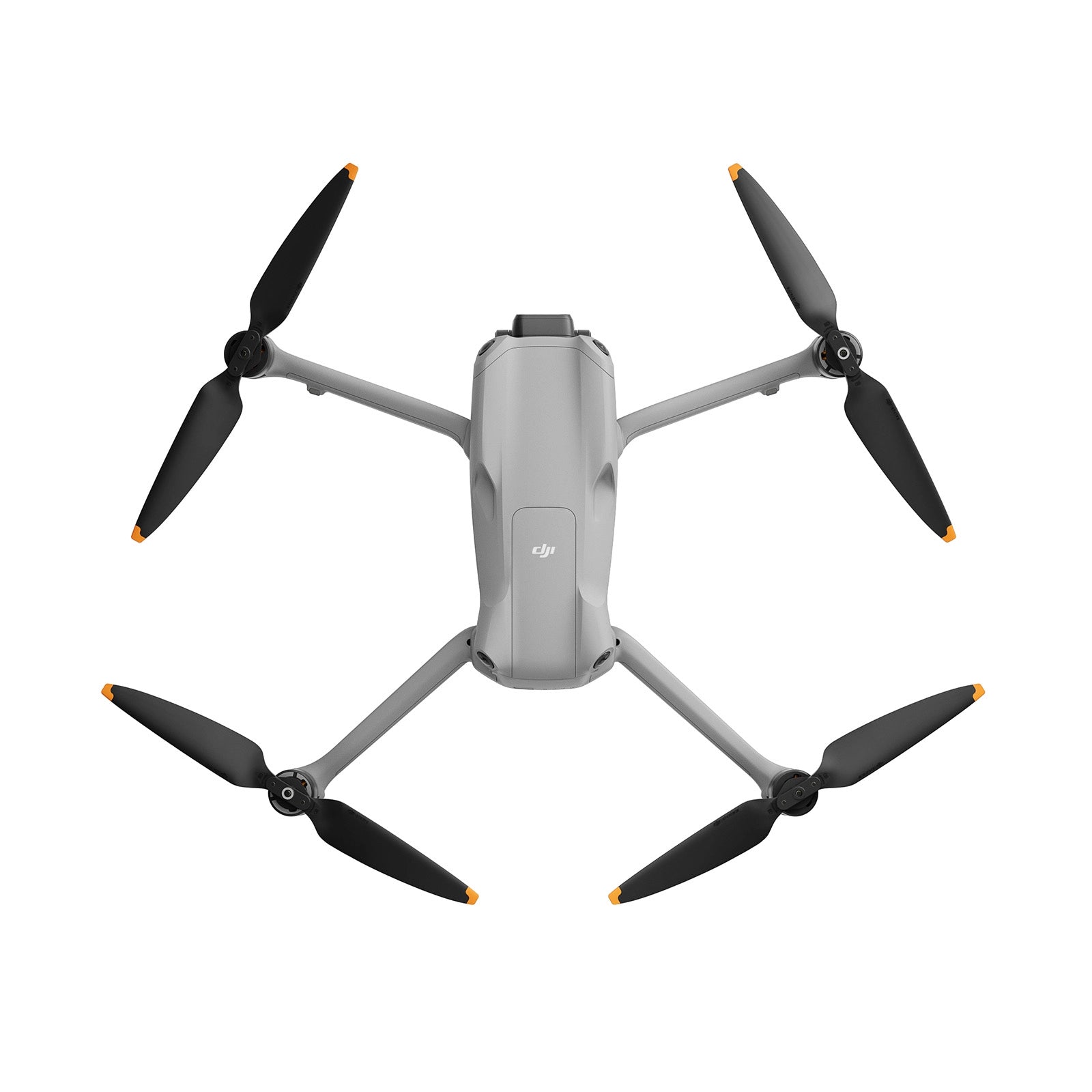 DJI Air 3 with propellers extended top angle