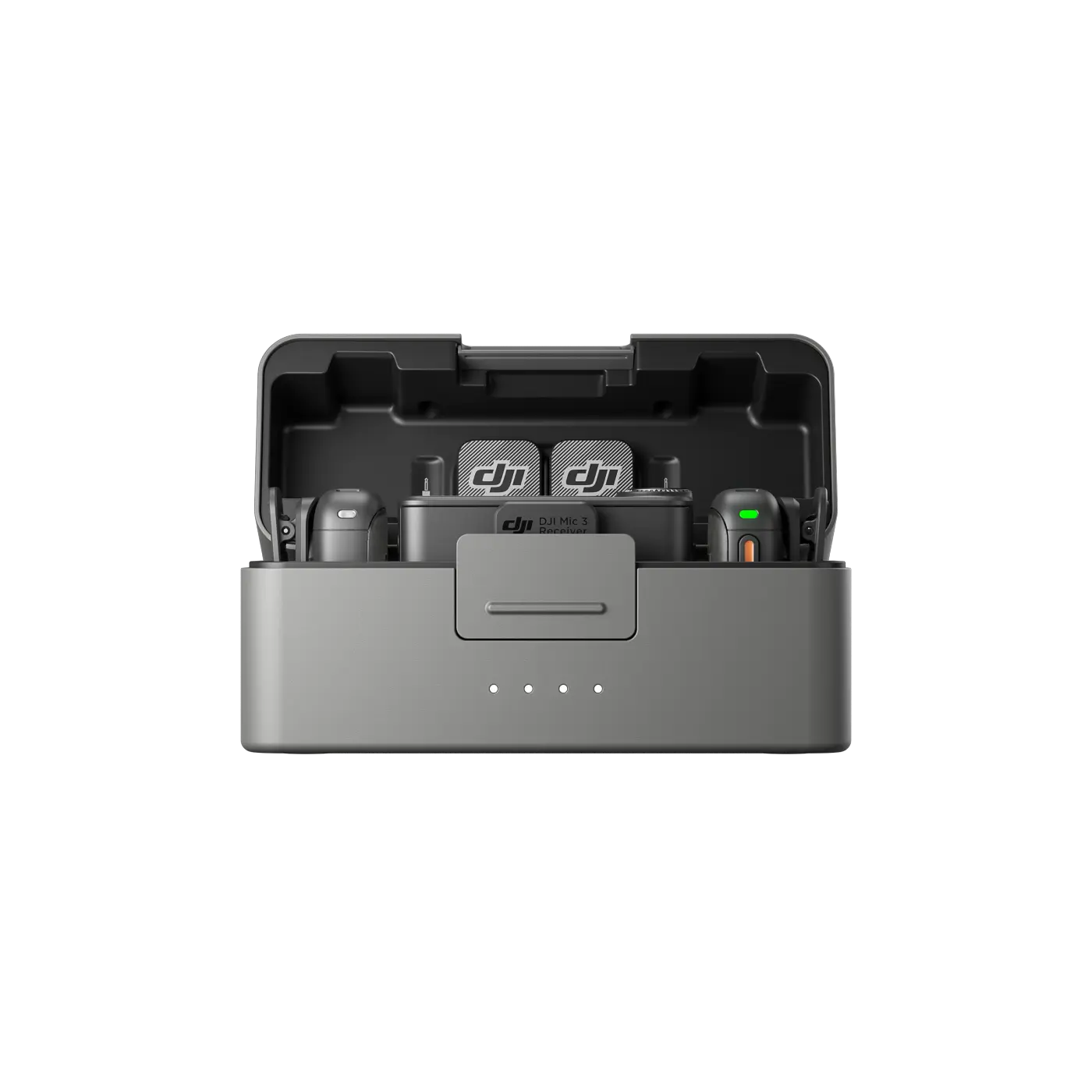 DJI Mic 3 (2 TX + 1 RX + Charging Case) front of case