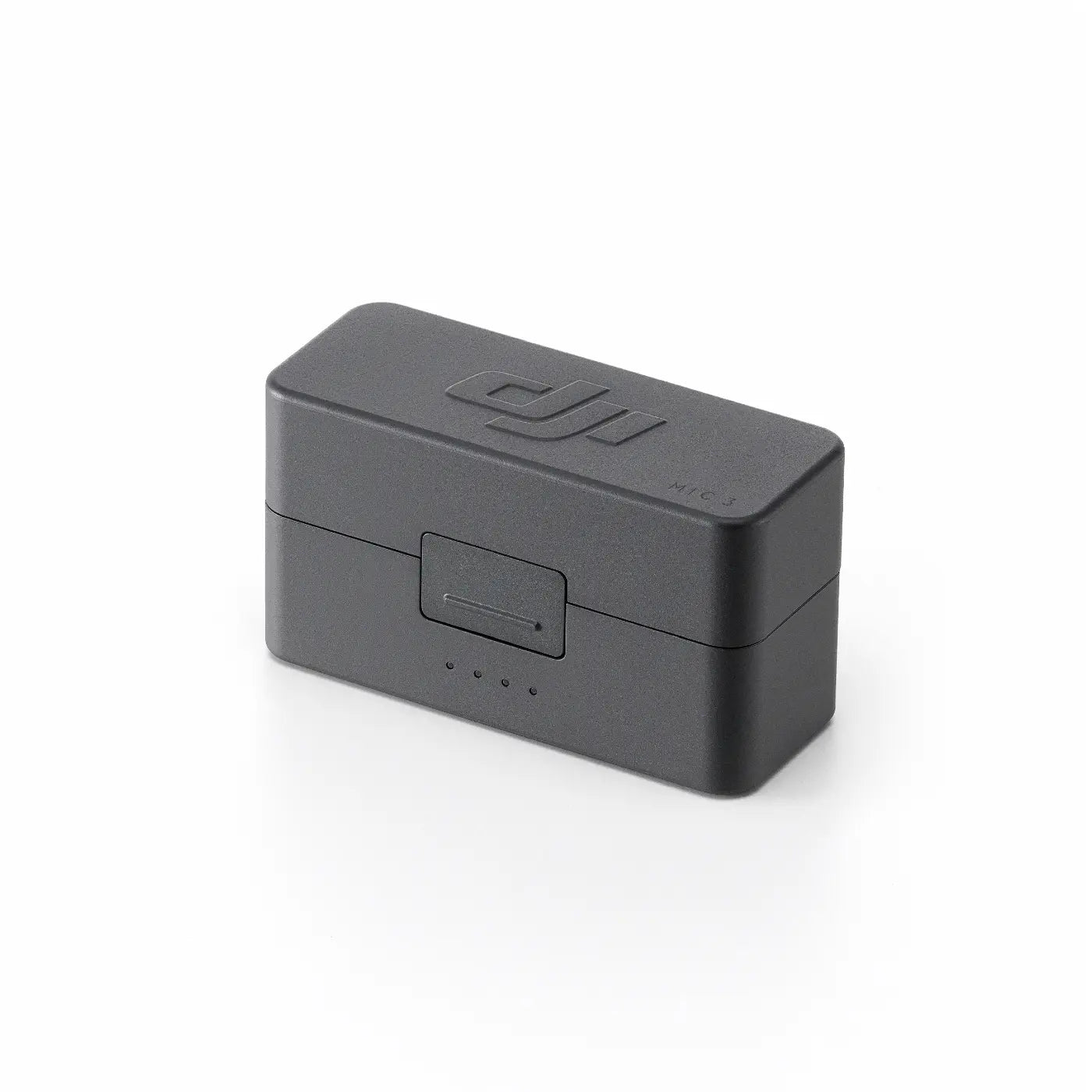 DJI Mic 3 Charging Case front top angle