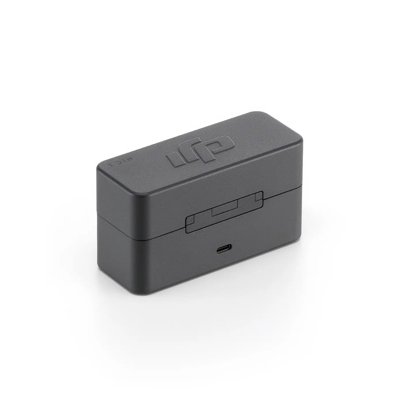 DJI Mic 3 Charging Case back top angle