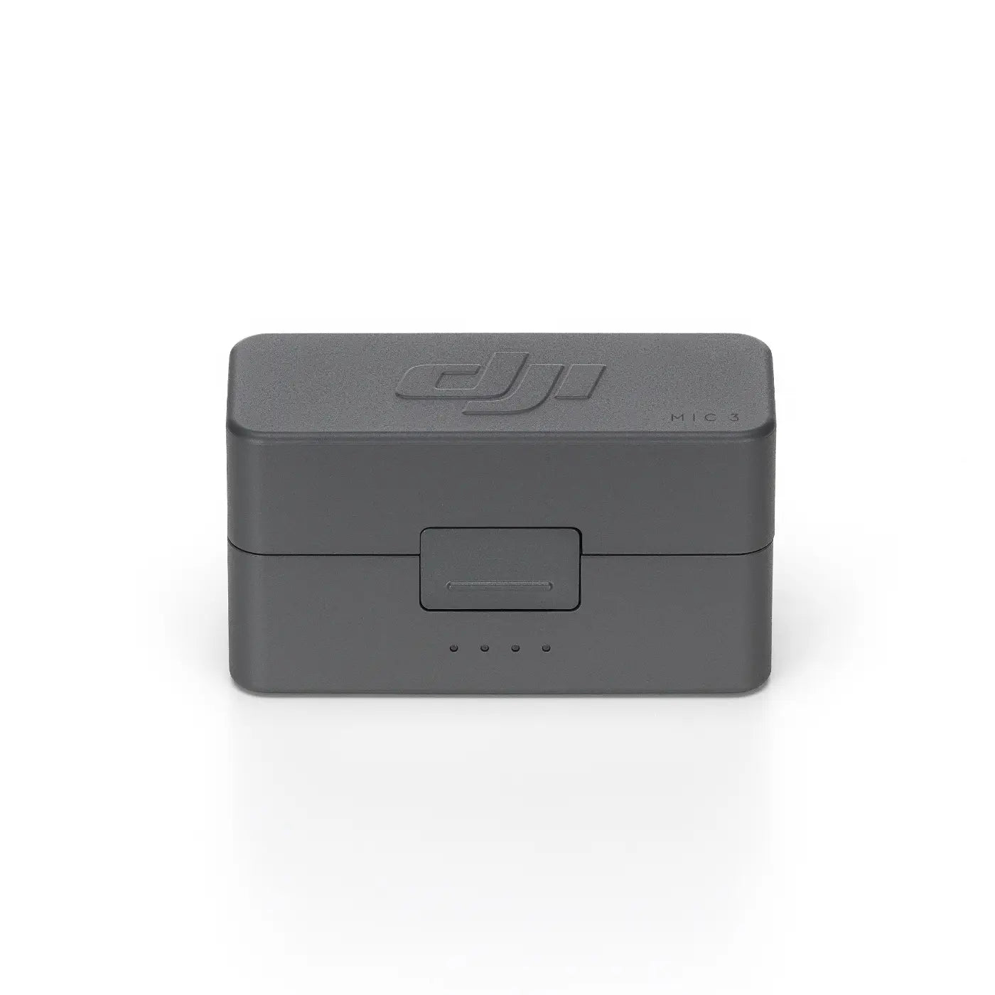 DJI Mic 3 Charging Case front top angle