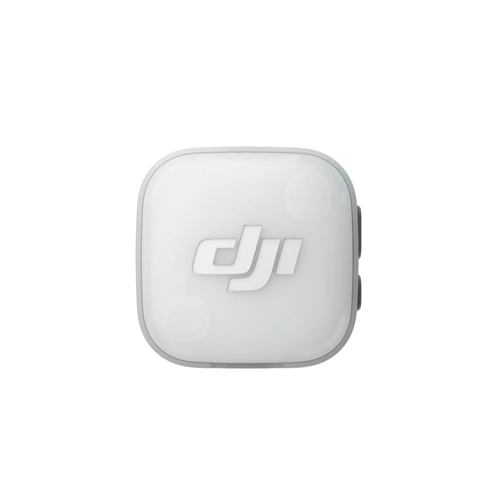 White square device with DJI logo on a white background