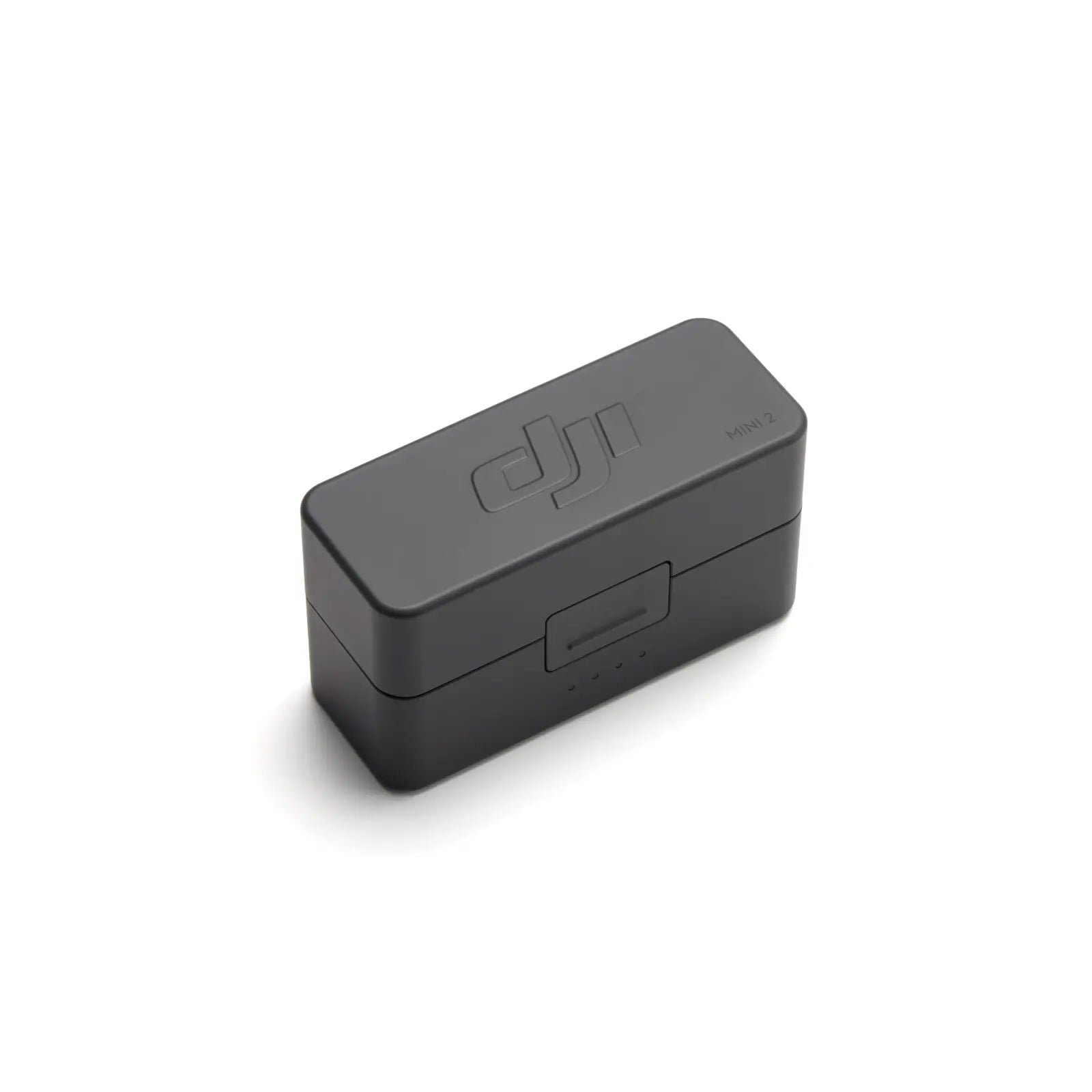 Black rectangular box with DJI logo on a white background