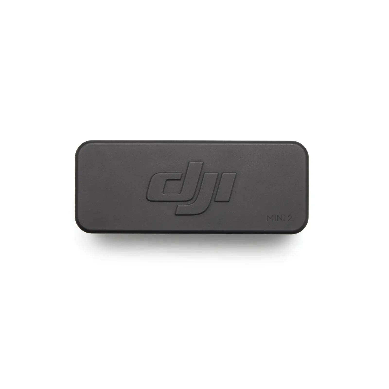 Black rectangular device with DJI logo on a white background