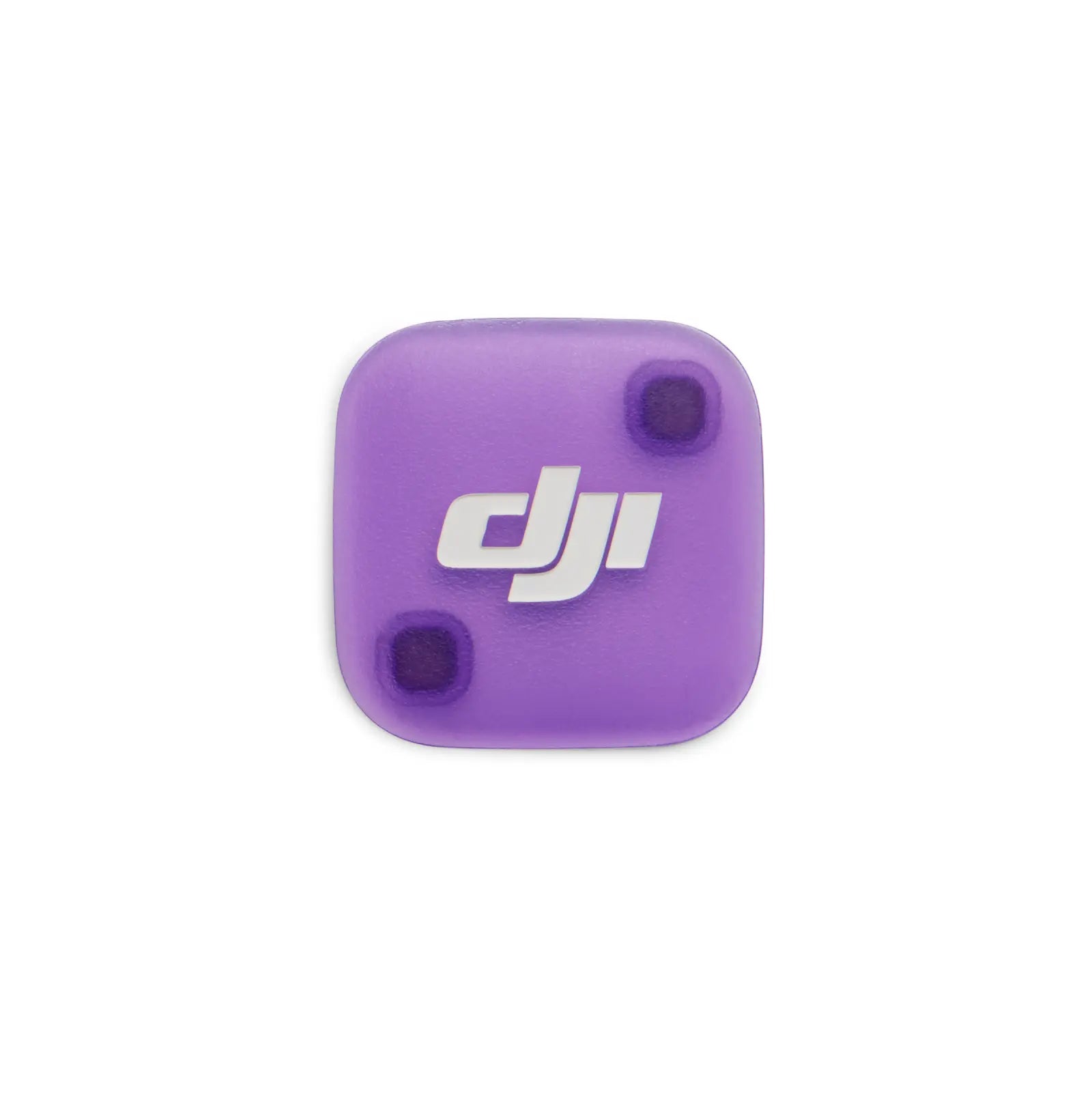 Purple object with DJI logo on a white background