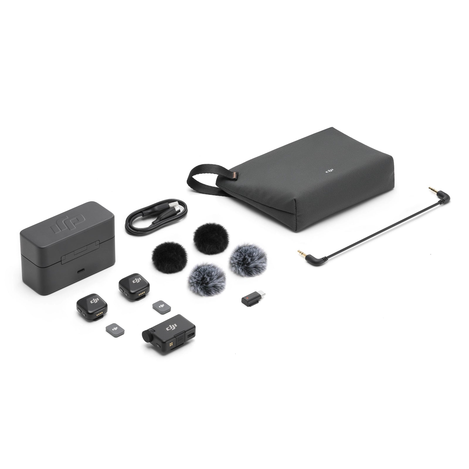product photo pf DJI Mic Mini (2 TX+1 RX+Charging Case)