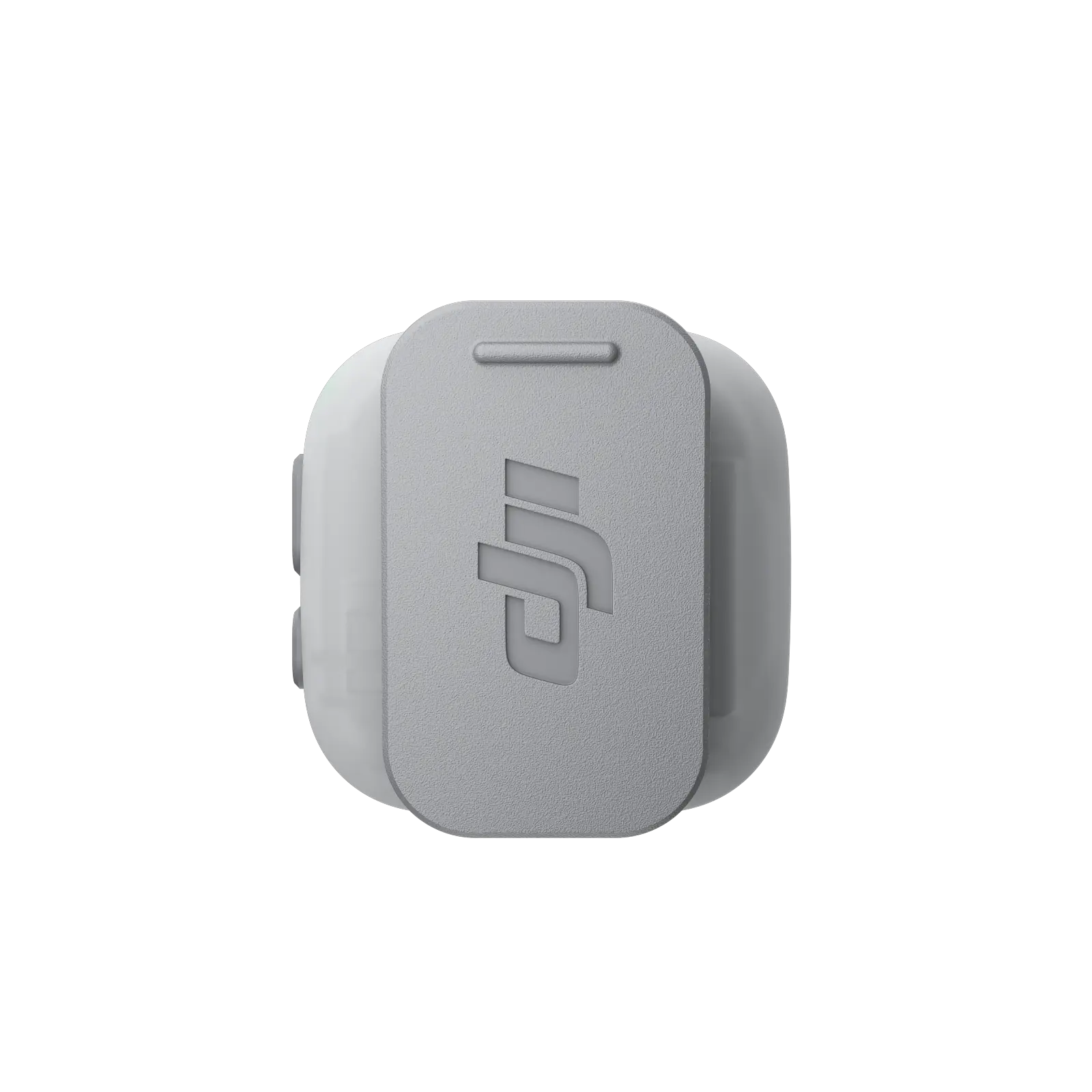 Gray device with DJI logo on a white background