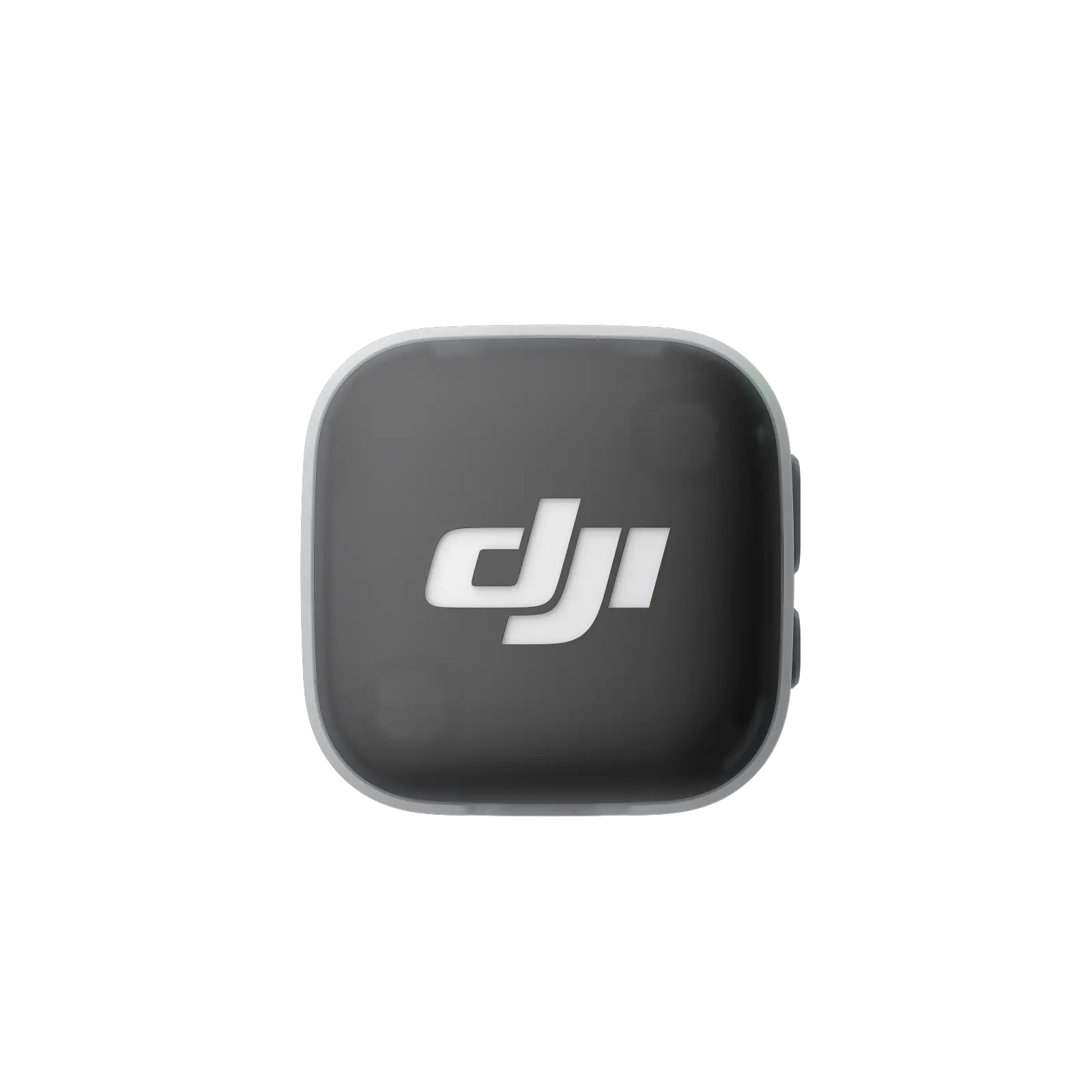 Black device with DJI logo on a white background