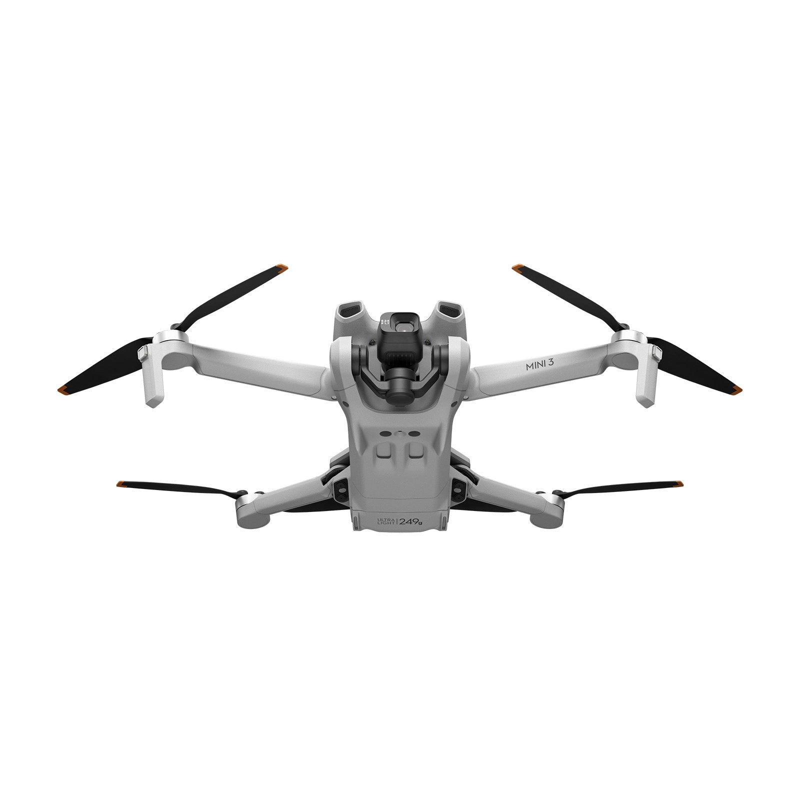 DJI Mini 3 with propellers extended front angle