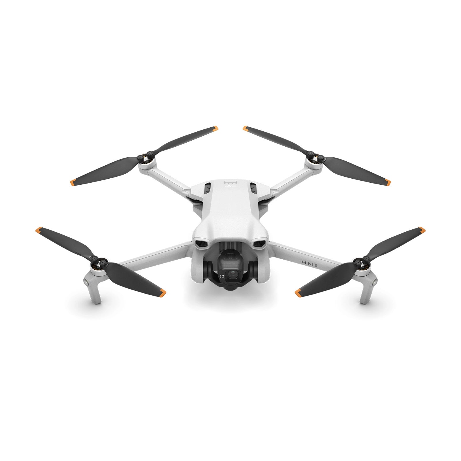 DJI Mini 3 with propellers extended front angle 2