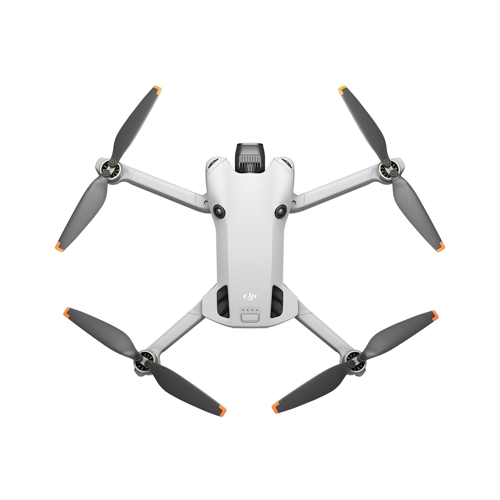 DJI Mini 4 Pro top angle with propeller arms extended