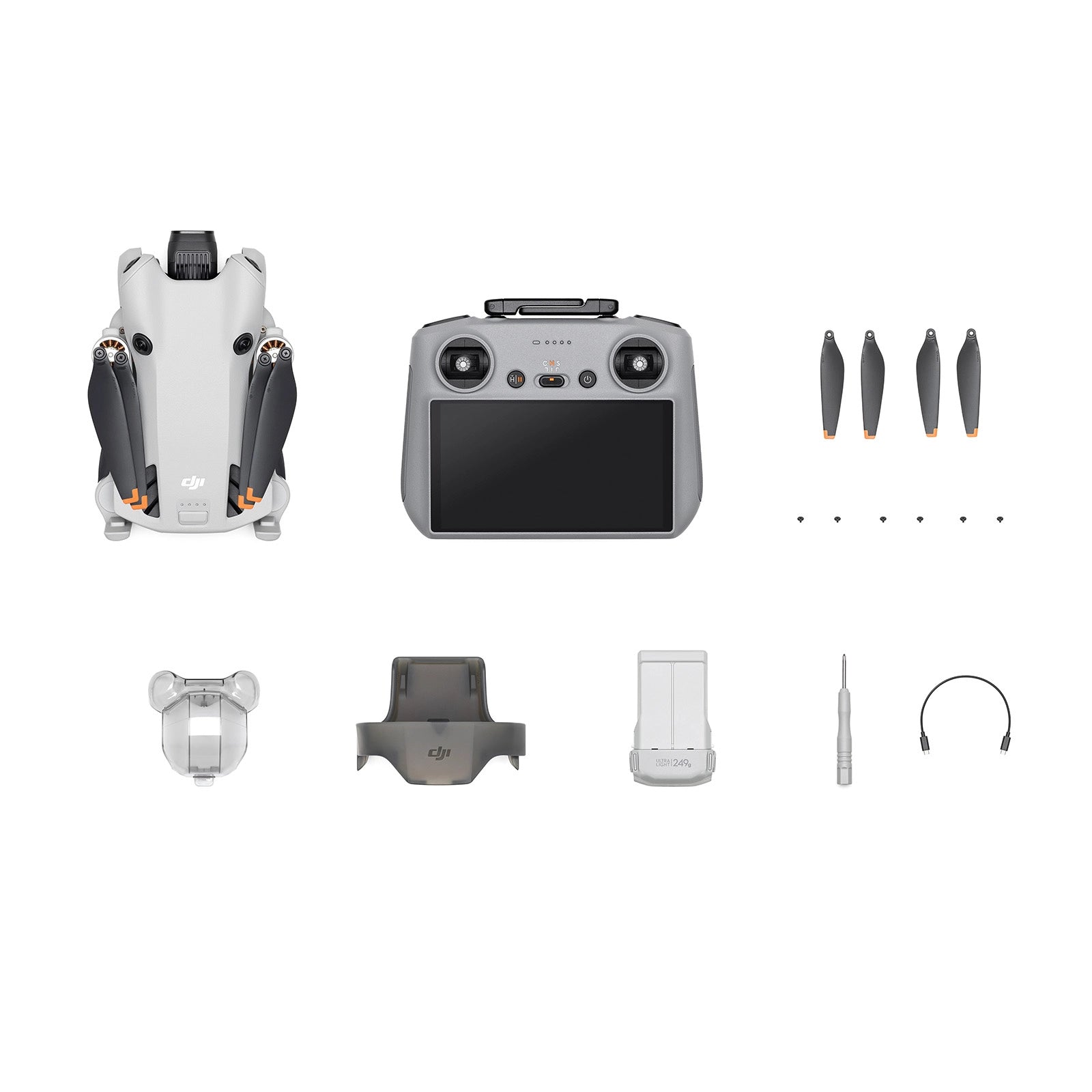 DJI Mini 4 Pro with RC 2 Remote contents