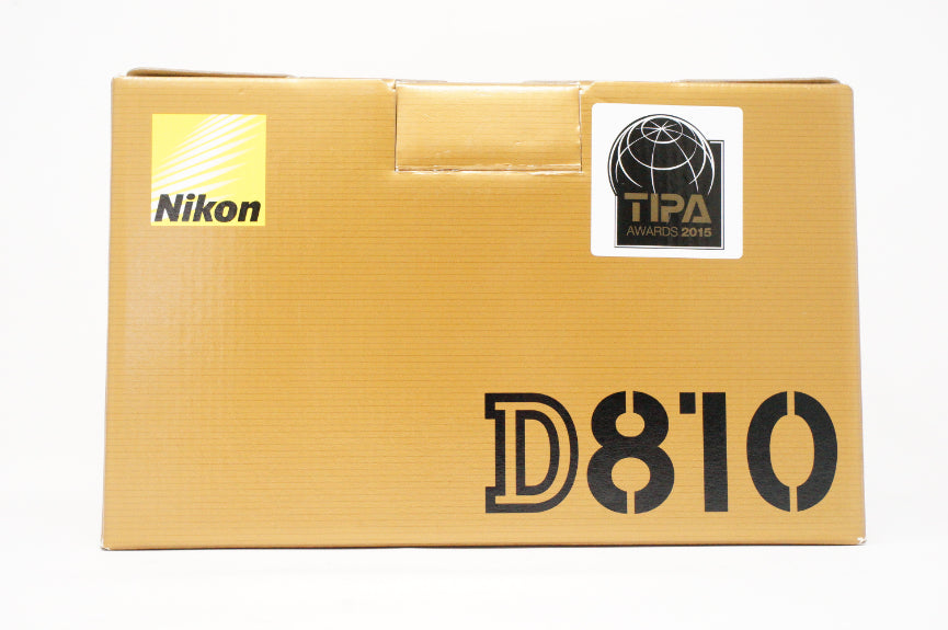 Used Nikon D810 DSLR camera (Shutter actuations 65,463)(Boxed SH39589)