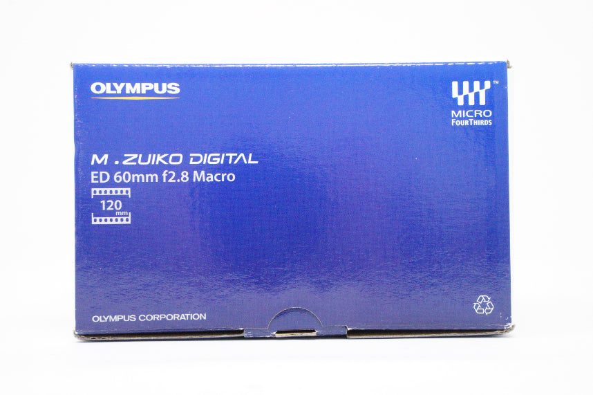 Used Olympus M.Zuiko Digital ED 60mm F2.8 Macro lens (Boxed SH39927)