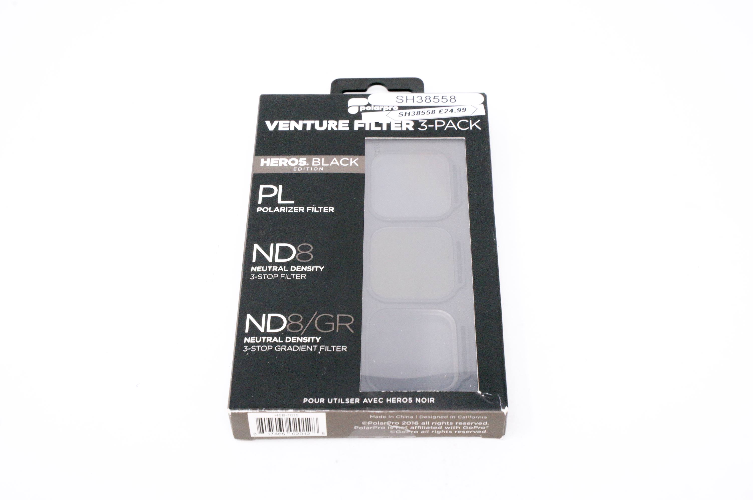 Product Image of Used Venture ND filters for Gopro Hero 5 action camera (Boxed SH38558)