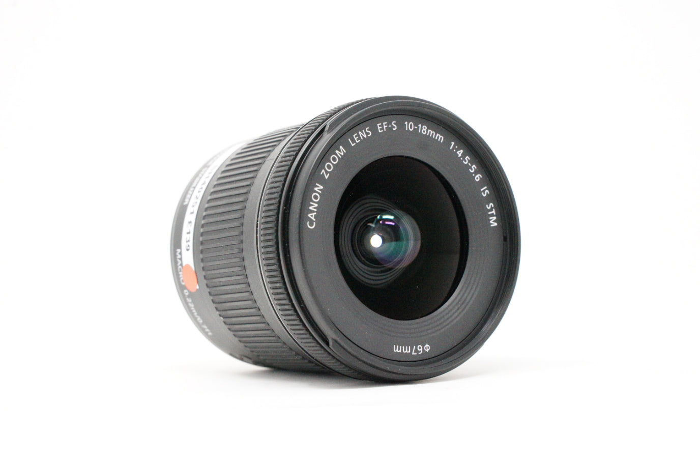 Used Canon EF-S 10-18mm F4.5-5.6 IS STM wide angle lens