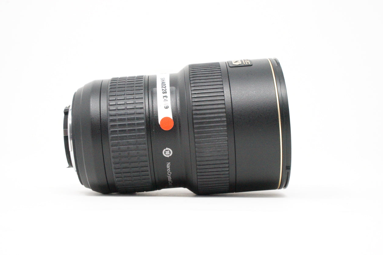 Used Nikon AF-S Nikkor 16-35mm F4 G ED VR Lens (Hood