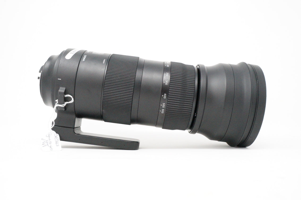 Used Sigma 150-600mm F5-6.3 DG Sport lens in Nikon fit