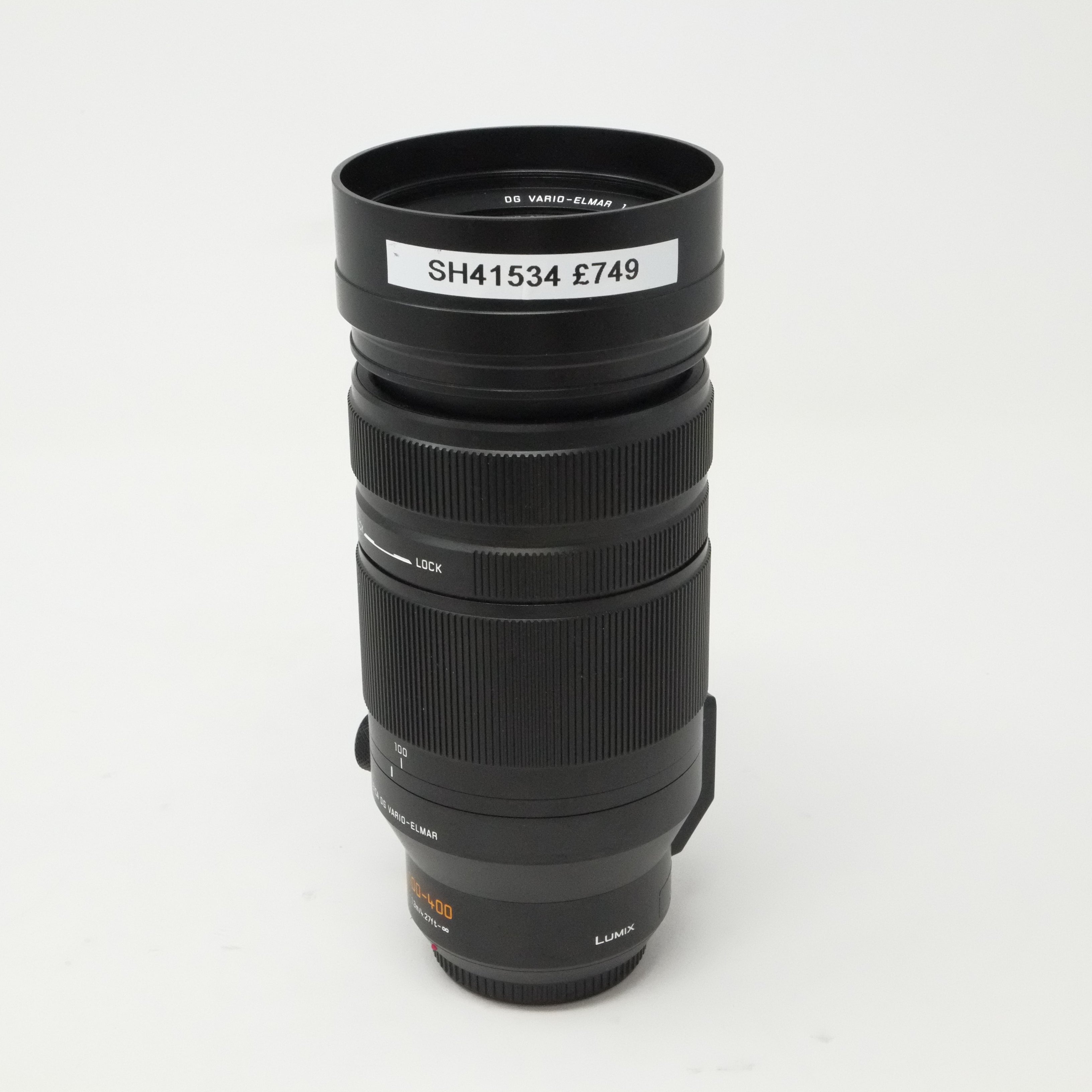 Used Panasonic Leica DG Elmar 100-400mm F4/6.3 Power OIS Lens (Boxed SH41534)