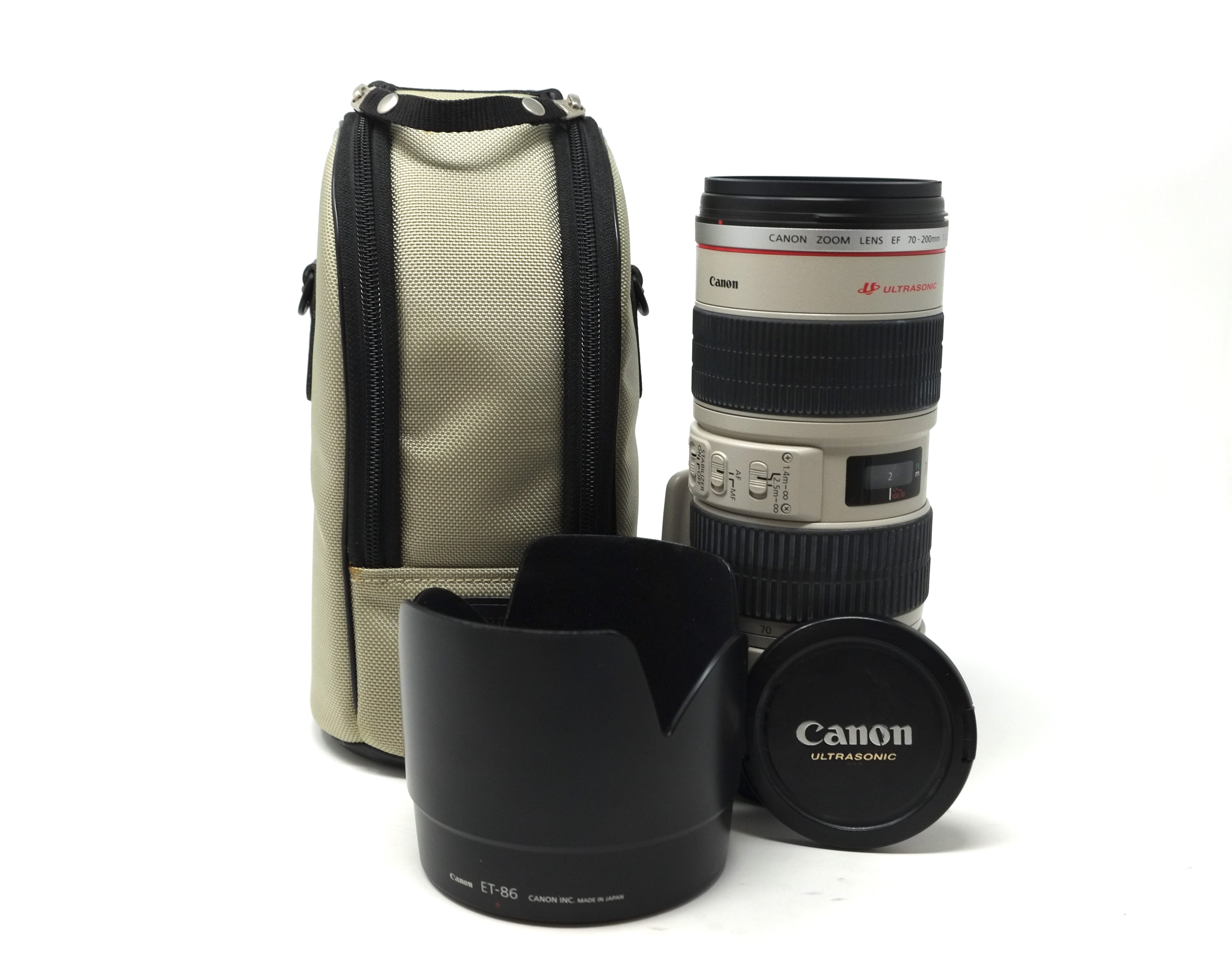 Used Canon EF 70-200mm F2.8 L IS lens with case (SH41585)