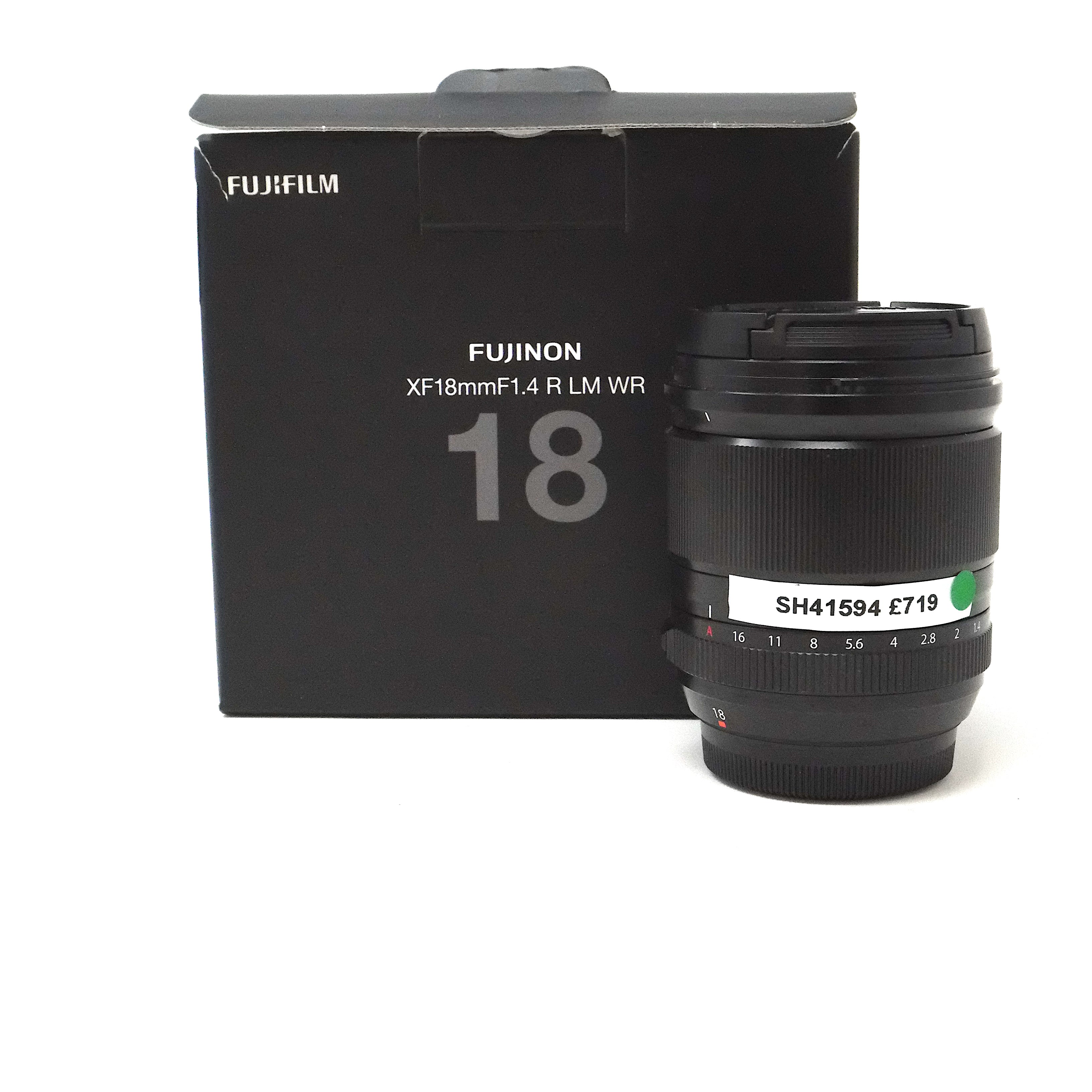 Used Fujifilm XF 18mm F1.4 R LM WR lens (Boxed SH41594)