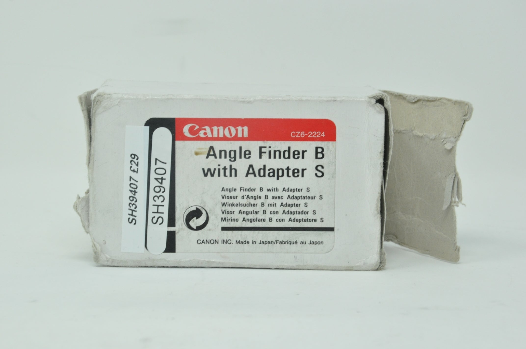 Used Canon Angle Finder B with Adaptor S  (Boxed SH39407)