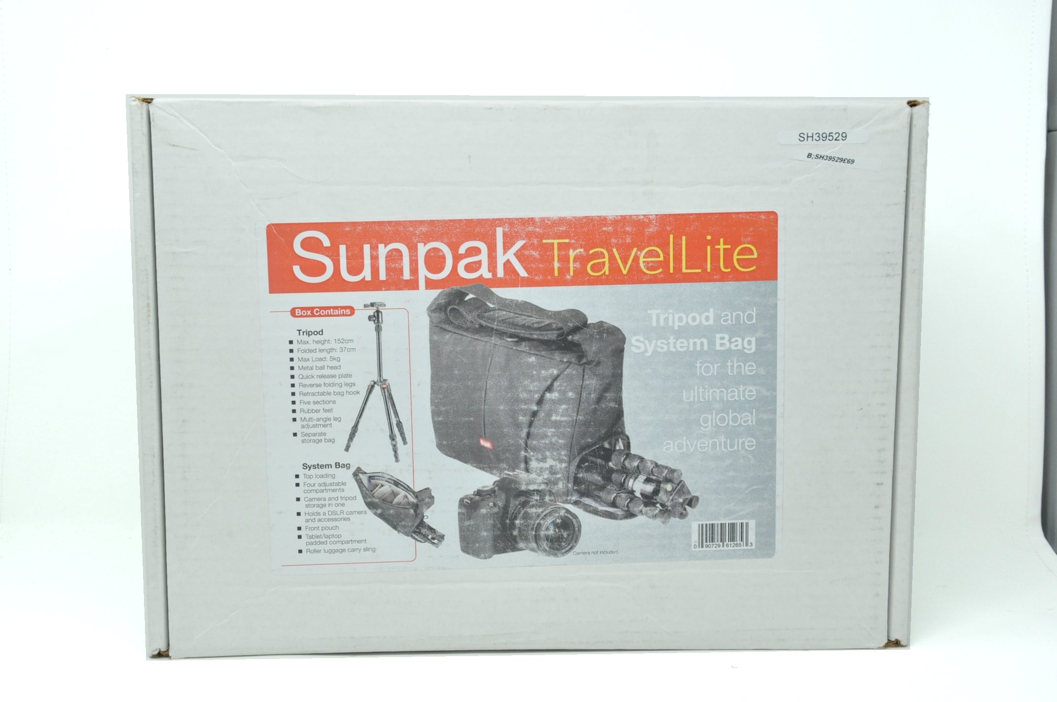 Used As New Sunpak Travellite Tripod and bag kit (Boxed SH39529)