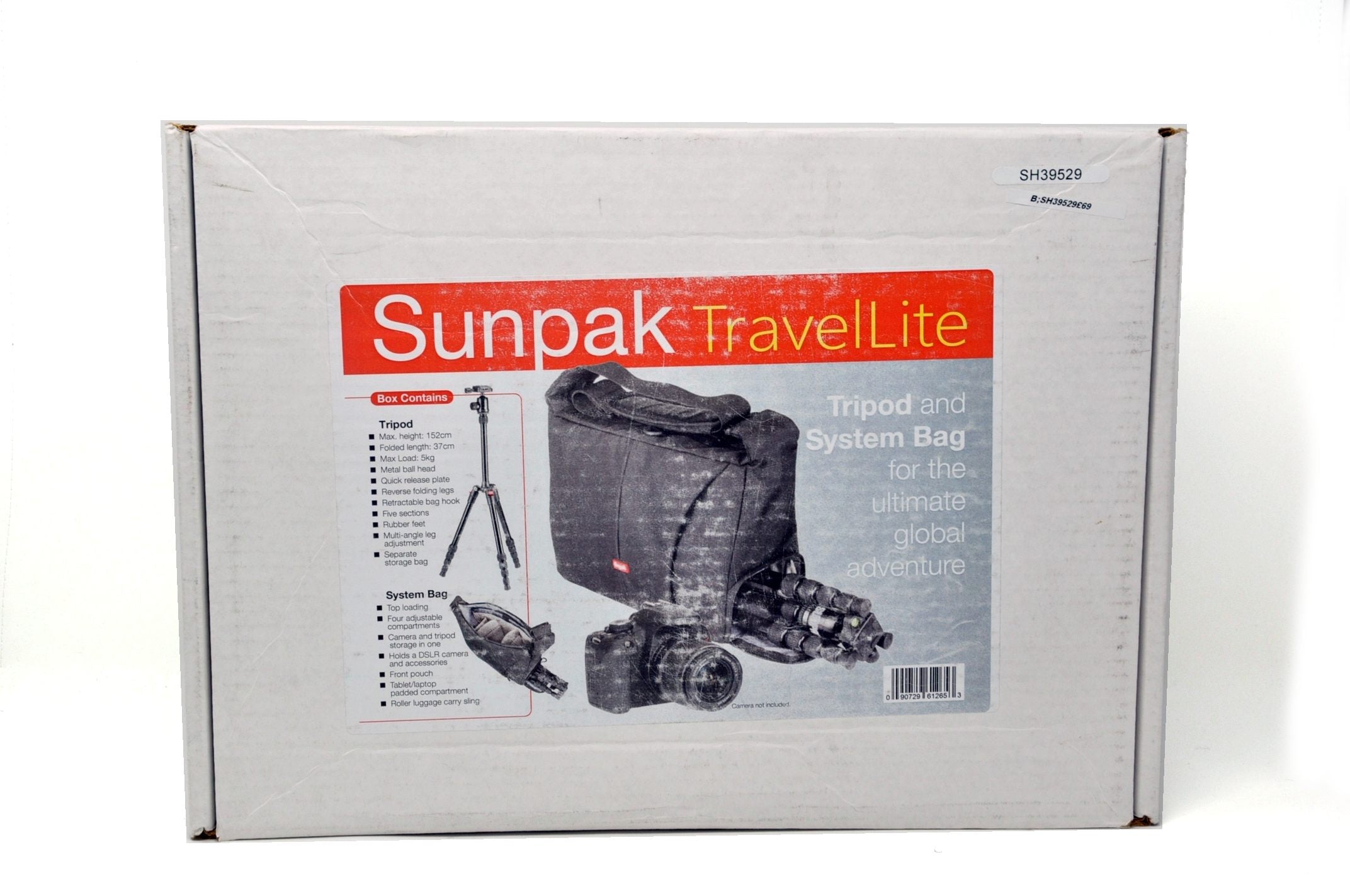 Used As New Sunpak Travellite Tripod and bag kit (Boxed SH39529)