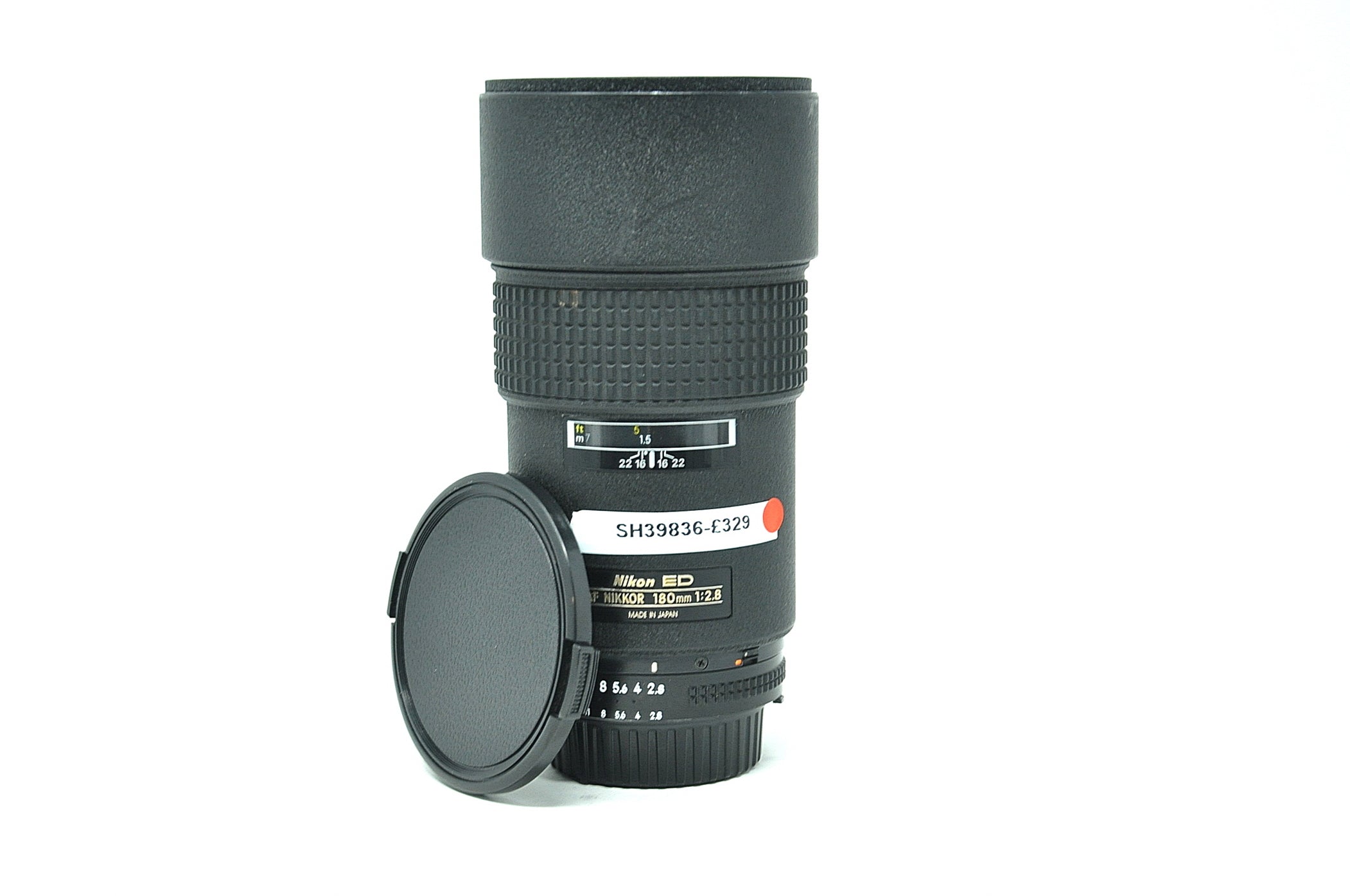 Used Nikon AF Nikkor 180mm F2.8D Portrait lens (SH39836)