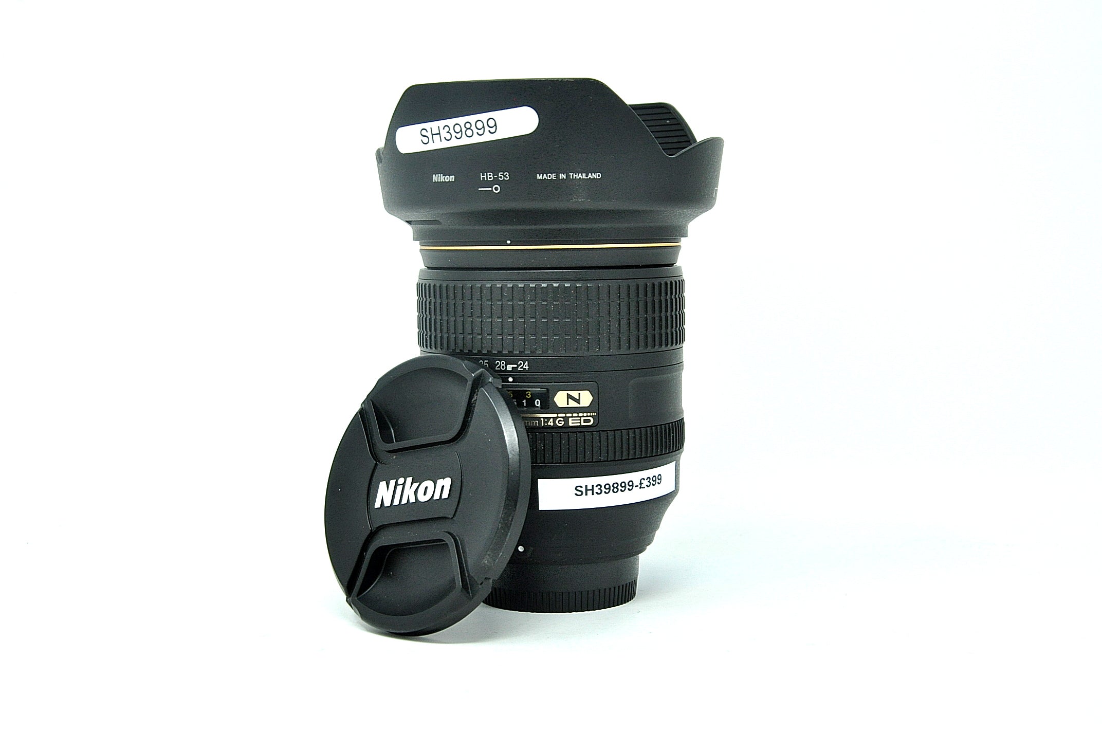Used Nikon AF-S 24-120mm F4G ED lens (Hood SH39899)