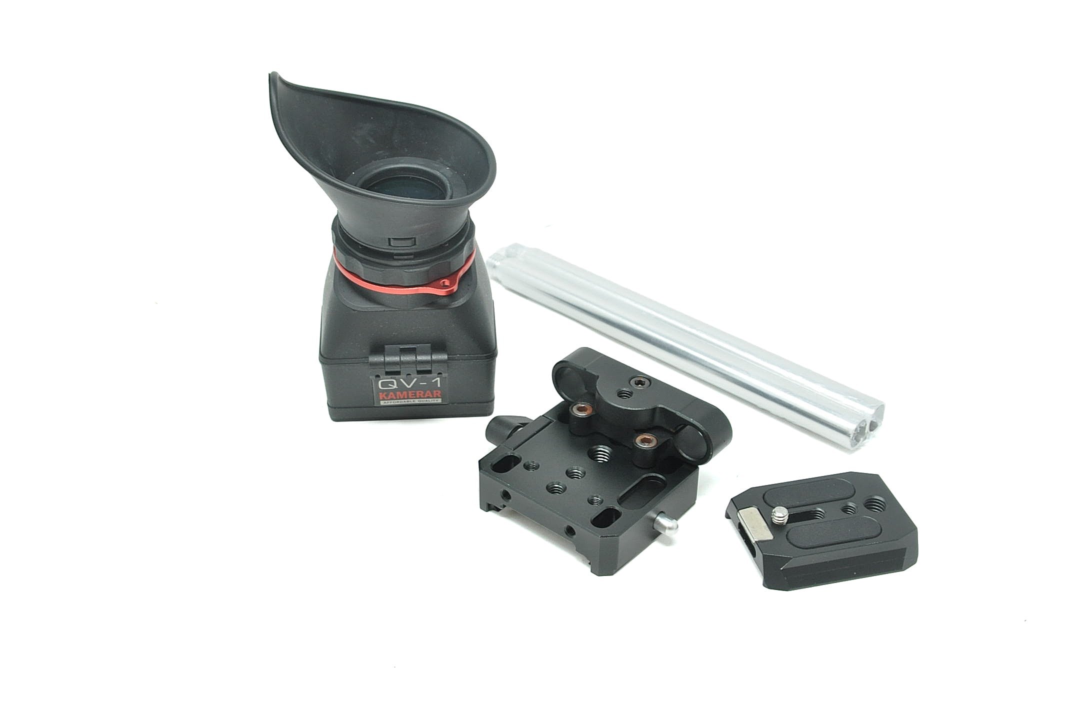 Used Kamerar QV-1 Video viewing Magnifier hood and rails (SH40029)