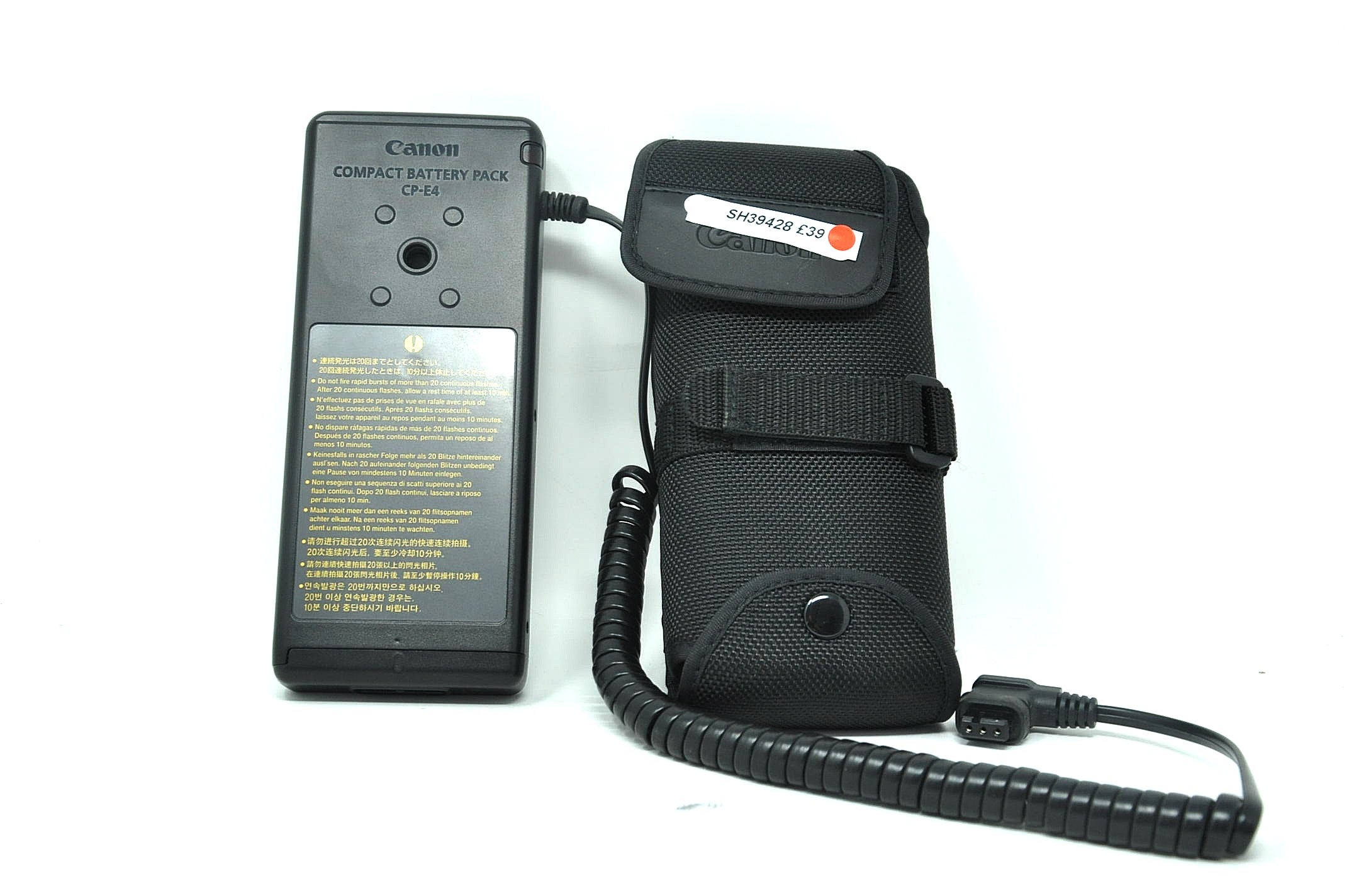 Used Canon CP-E4 Battery pack for Canon Flashguns (Case SH39428)