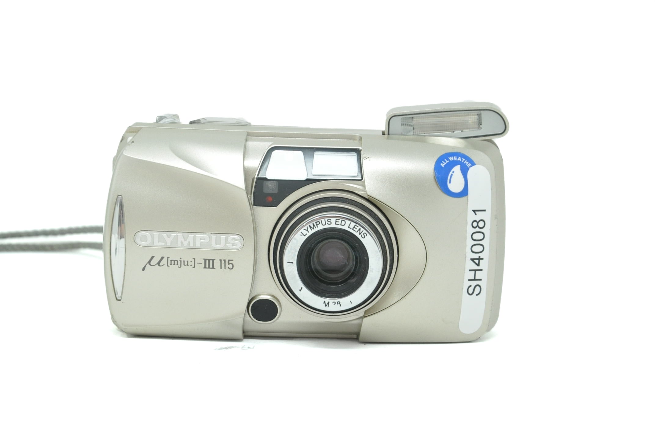Used Olympus MJU II 115 zoom compact camera 35mm (Case SH40081)