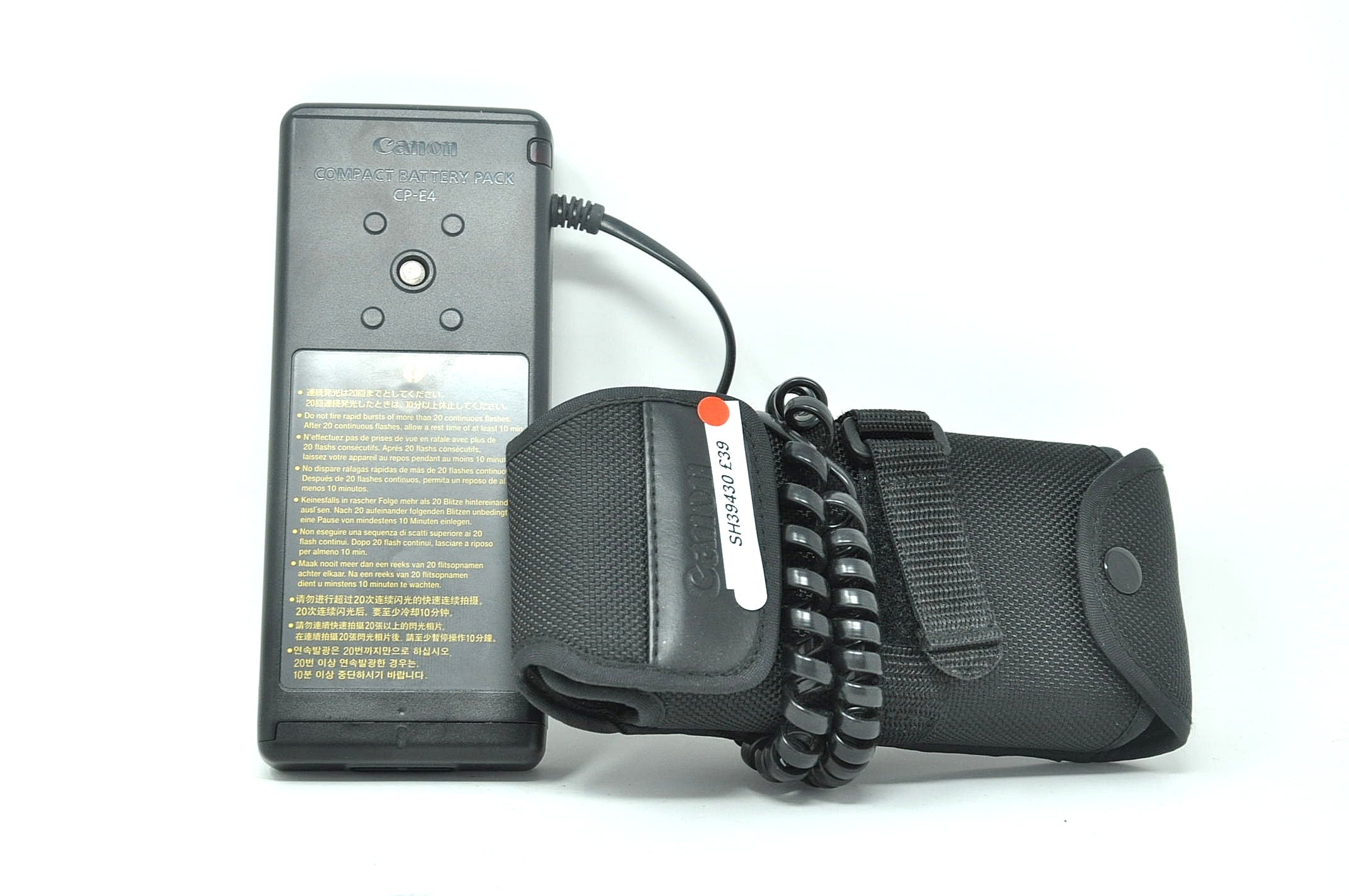 Used Canon CP-E4 Battery pack for Canon Flashguns (Case SH39430)