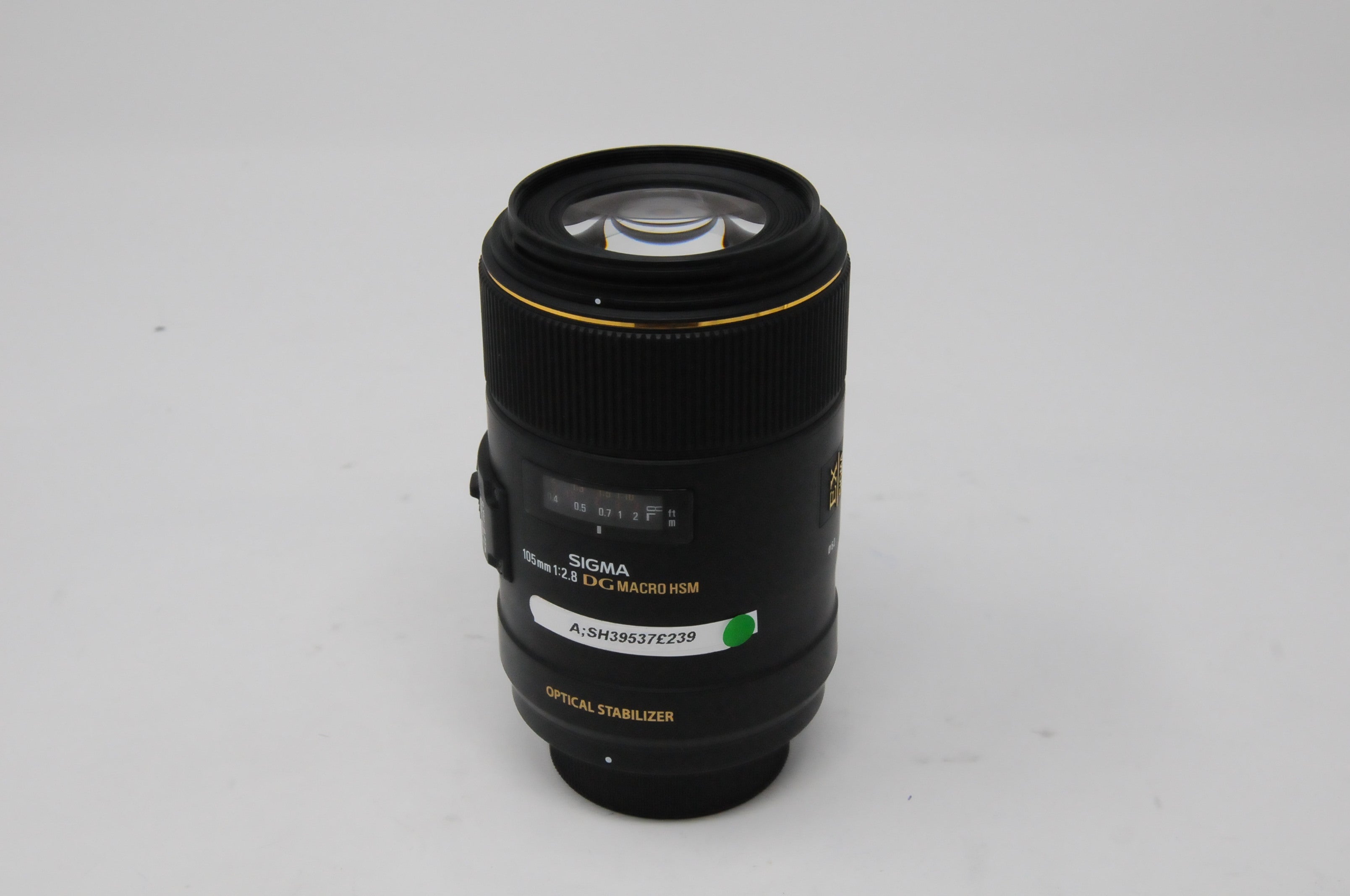 Used Sigma 105mm F2.8 EX DG Macro OS lens lens For Nikon (Boxed SH39537)