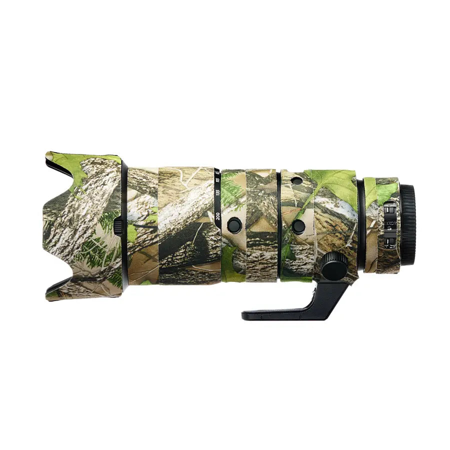 Camouflage-patterned scope on a white background