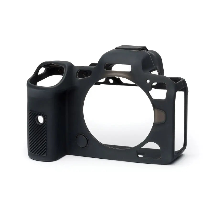 Black camera cage on a white background