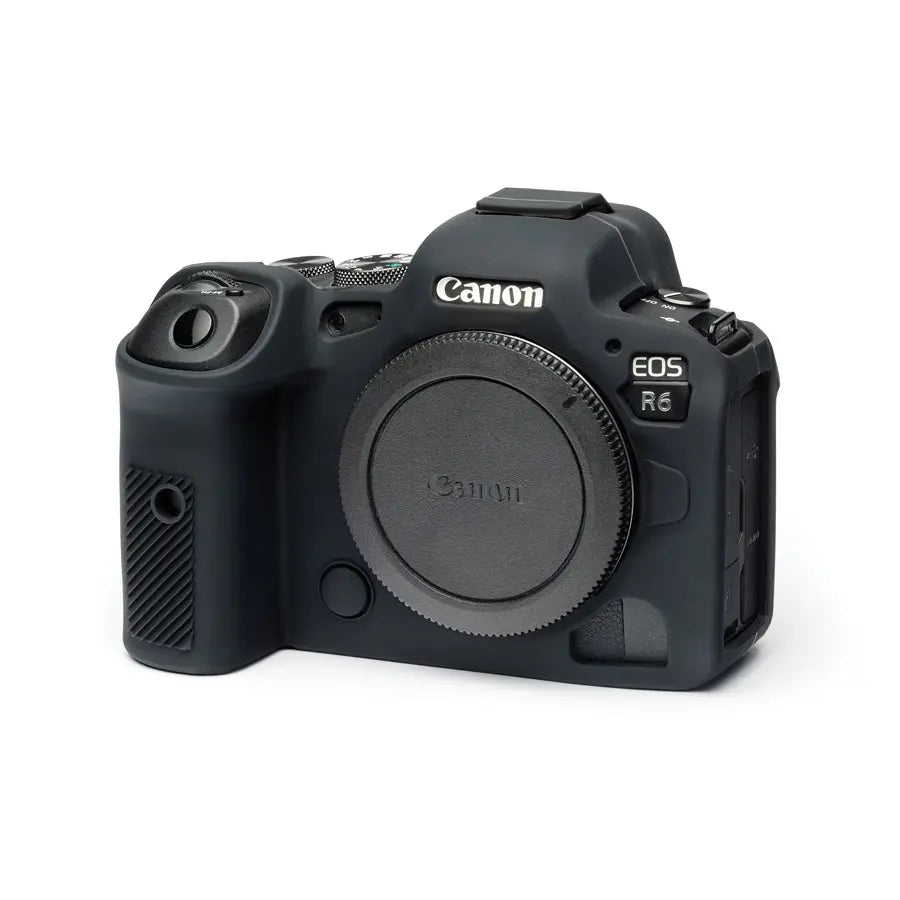 Canon EOS R6 camera body on a white background