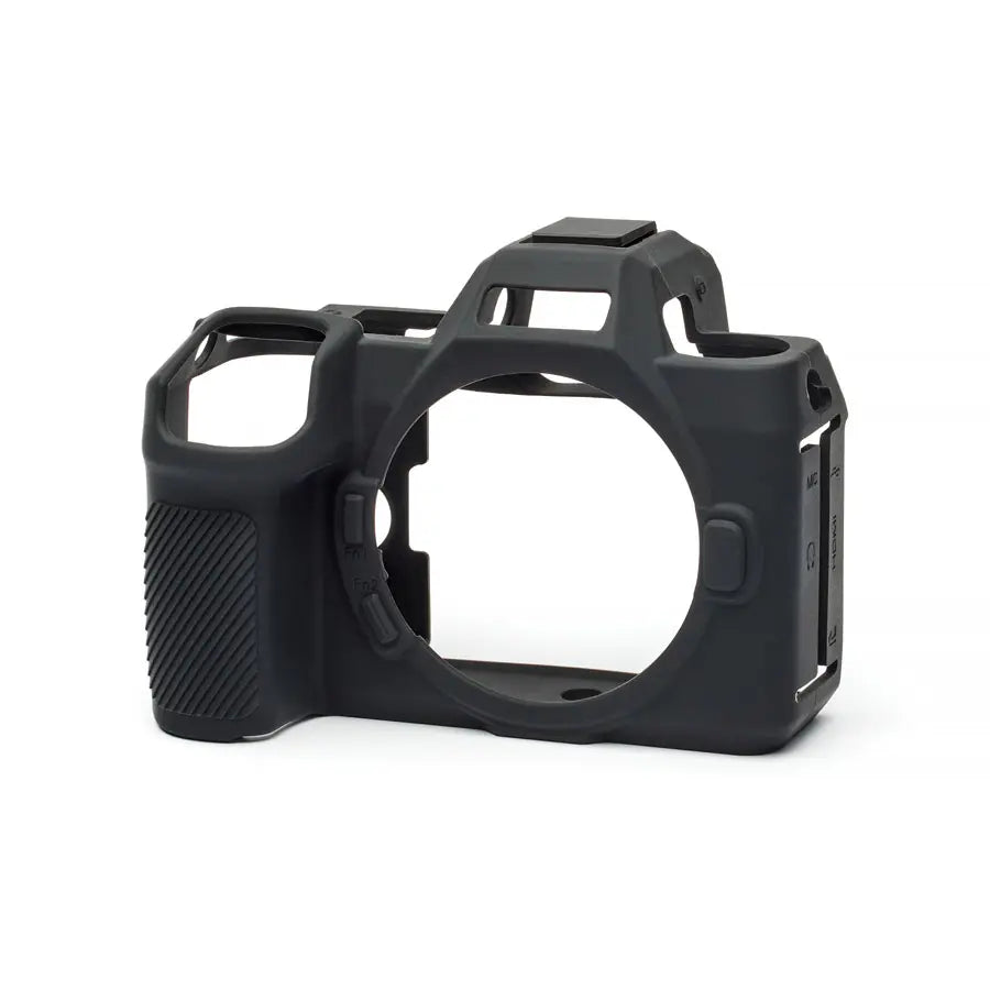 Black camera cage on a white background