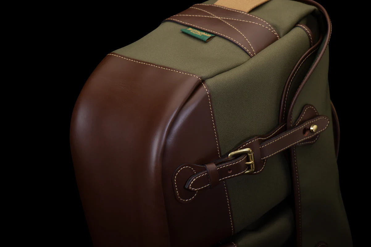 Billingham Eventer MkII Camera/laptop Bag - Sage FibreNyte / Chocolate Leather (Olive Lining)