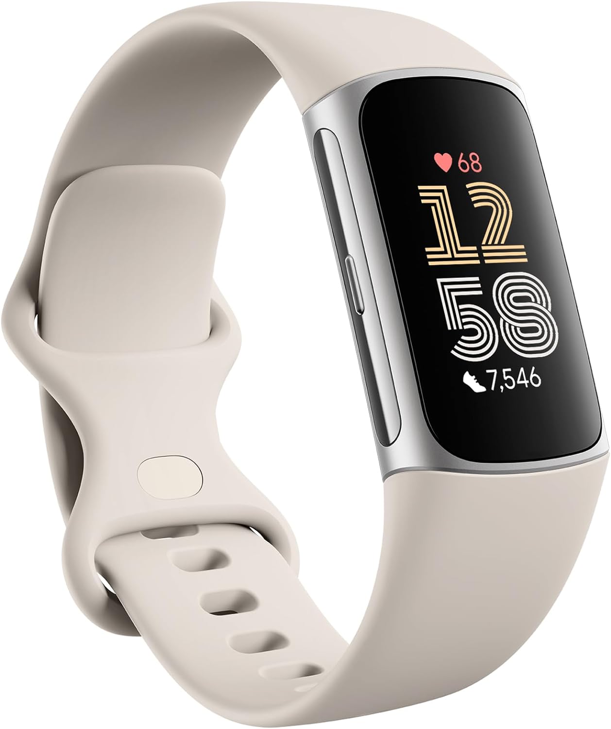 Fitbit Charge 6 Fitness Tracker - Porcelain