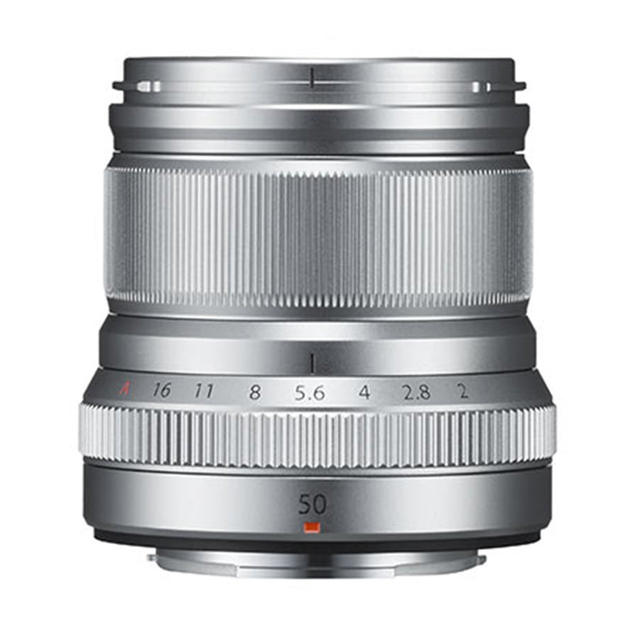 Fujifilm 50mm f2.0 R XF Lens Silver top