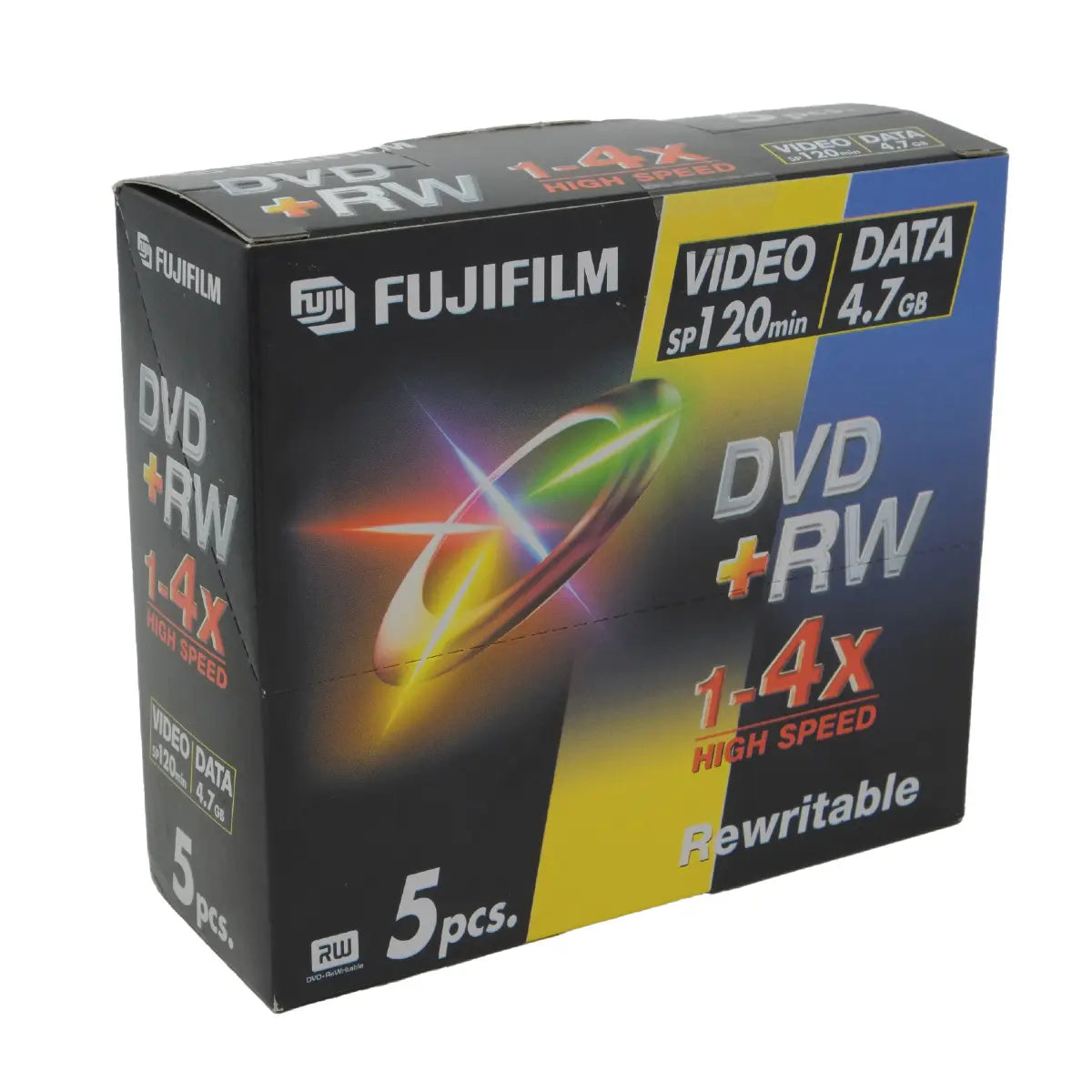 Fujifilm DVD+RW Jewel Case 4.7GB 120Min 16xSpeed 5 Disc Pack Photos / Recorders