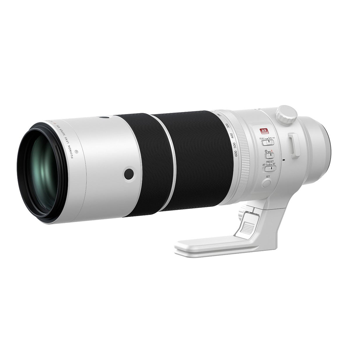 Fujifilm Fujinon XF 150-600mm F5.6-8 R LM OIS WR Lens product photo side angle horizontal