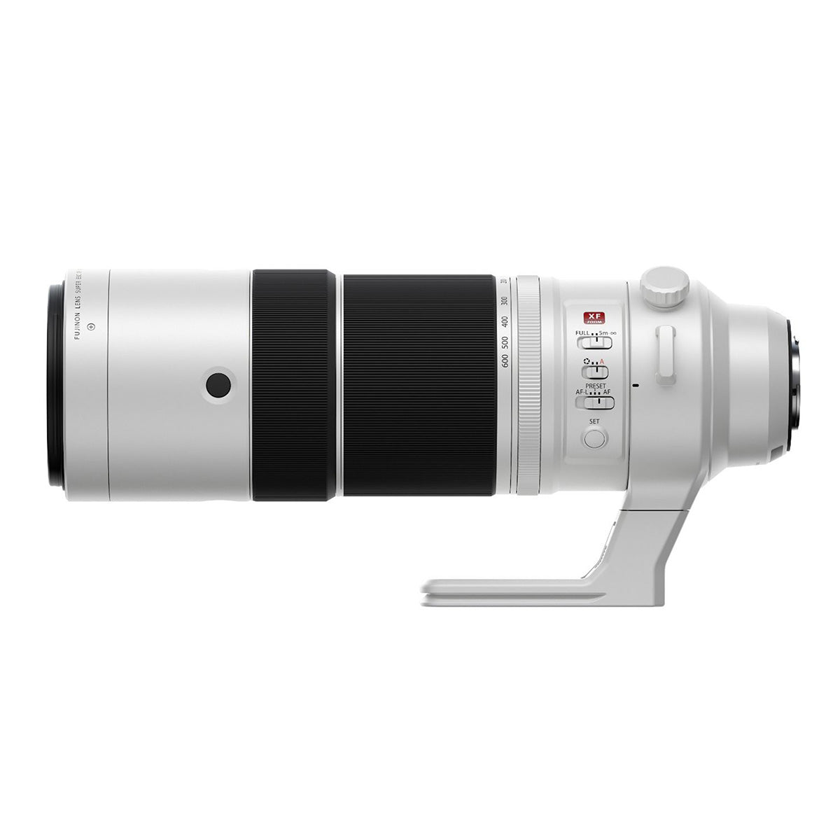 Fujifilm Fujinon XF 150-600mm F5.6-8 R LM OIS WR Lens product photo side horizontal