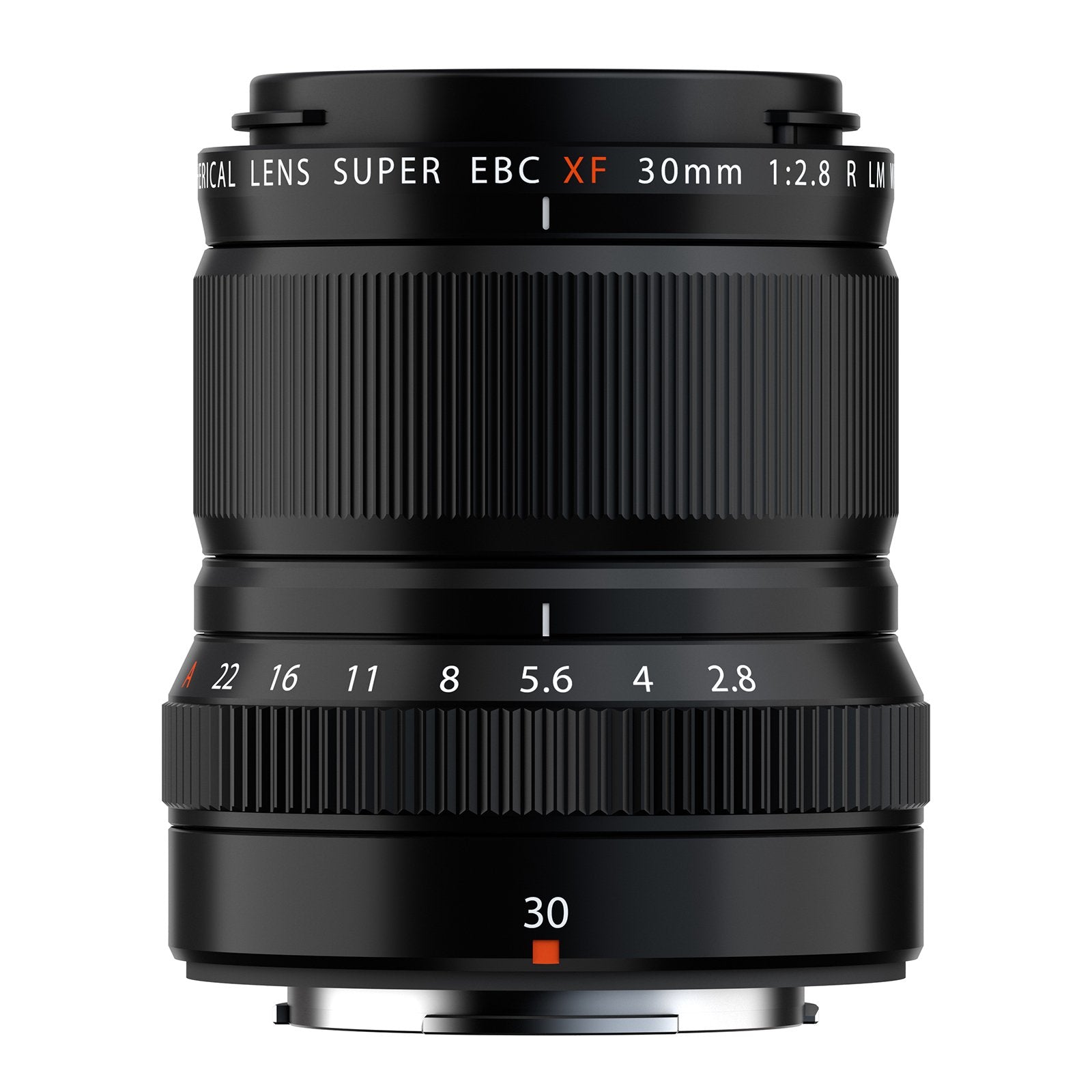 Fujifilm Fujinon XF 30mm F2.8 R LM WR Macro Lens product photo side vertical